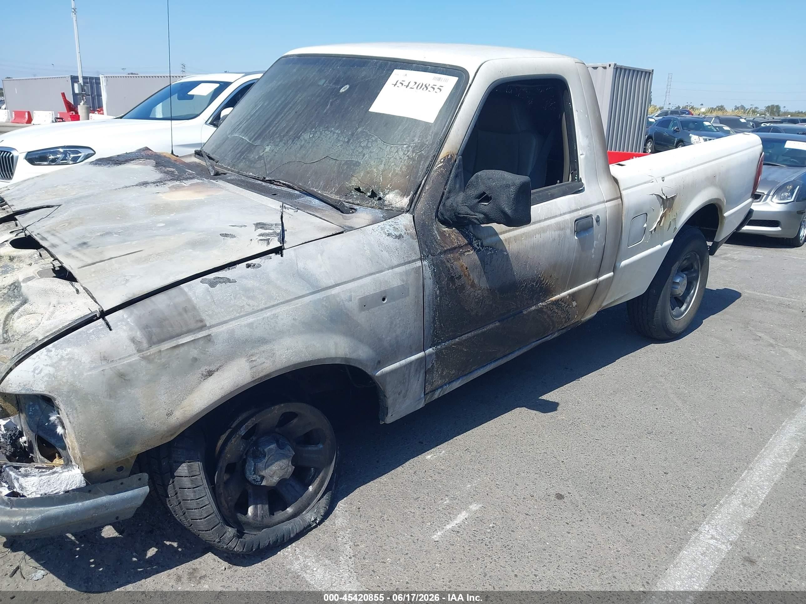 2008 Ford Ranger Xl/xlt White vin: 1FTYR10D28PA81510