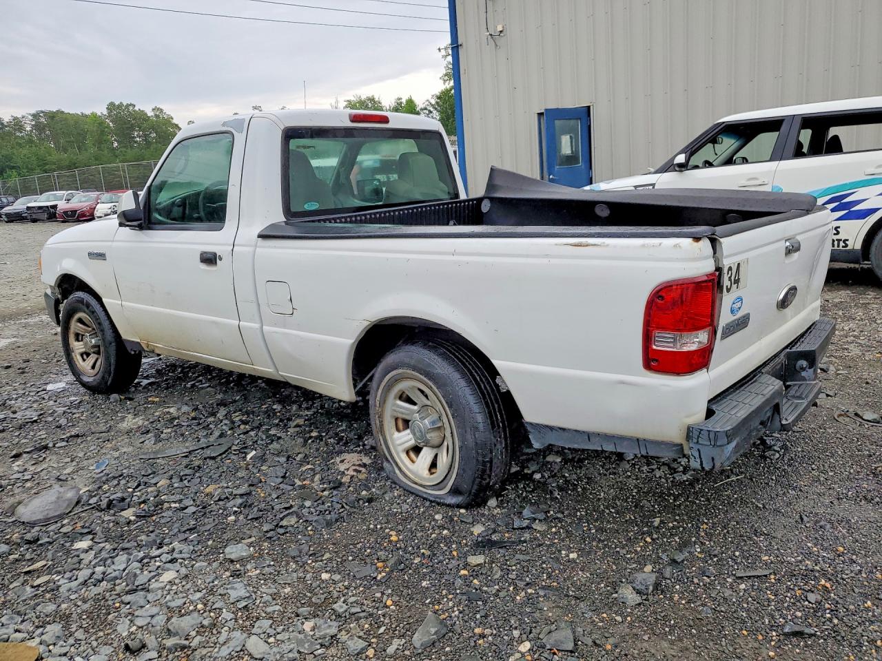 2008 Ford Ranger White vin: 1FTYR10D28PA97321