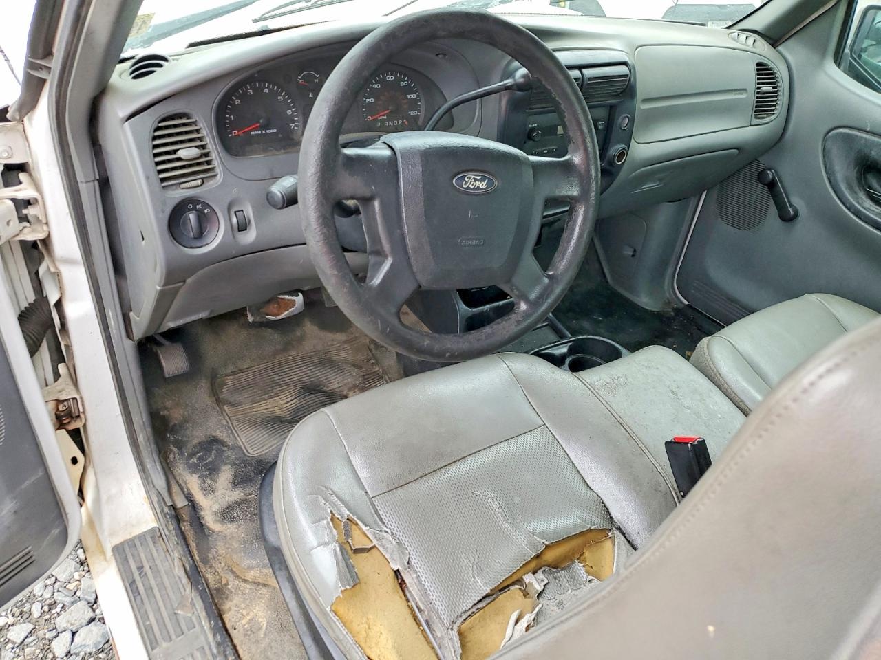 2008 Ford Ranger White vin: 1FTYR10D28PA97321