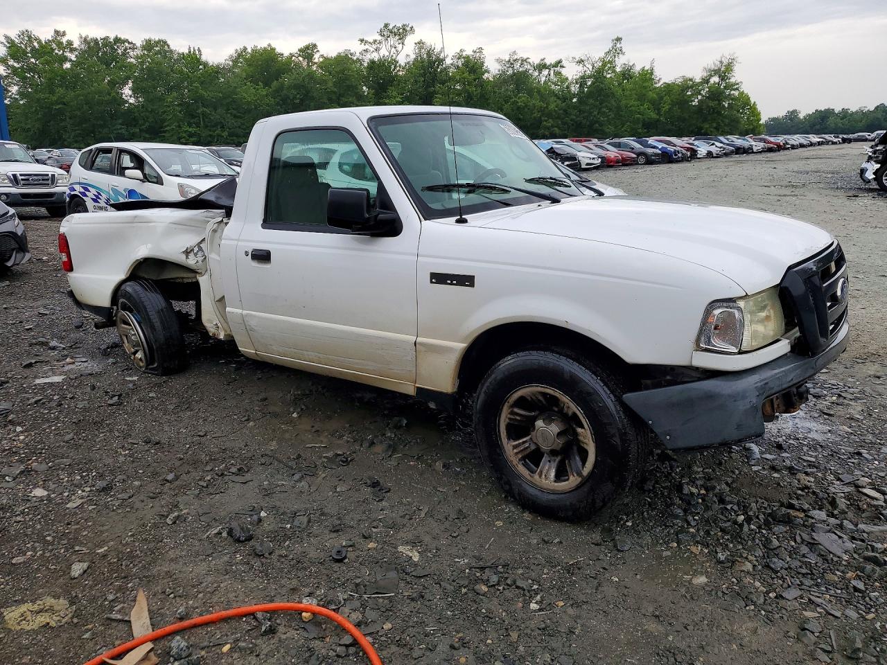 2008 Ford Ranger White vin: 1FTYR10D28PA97321