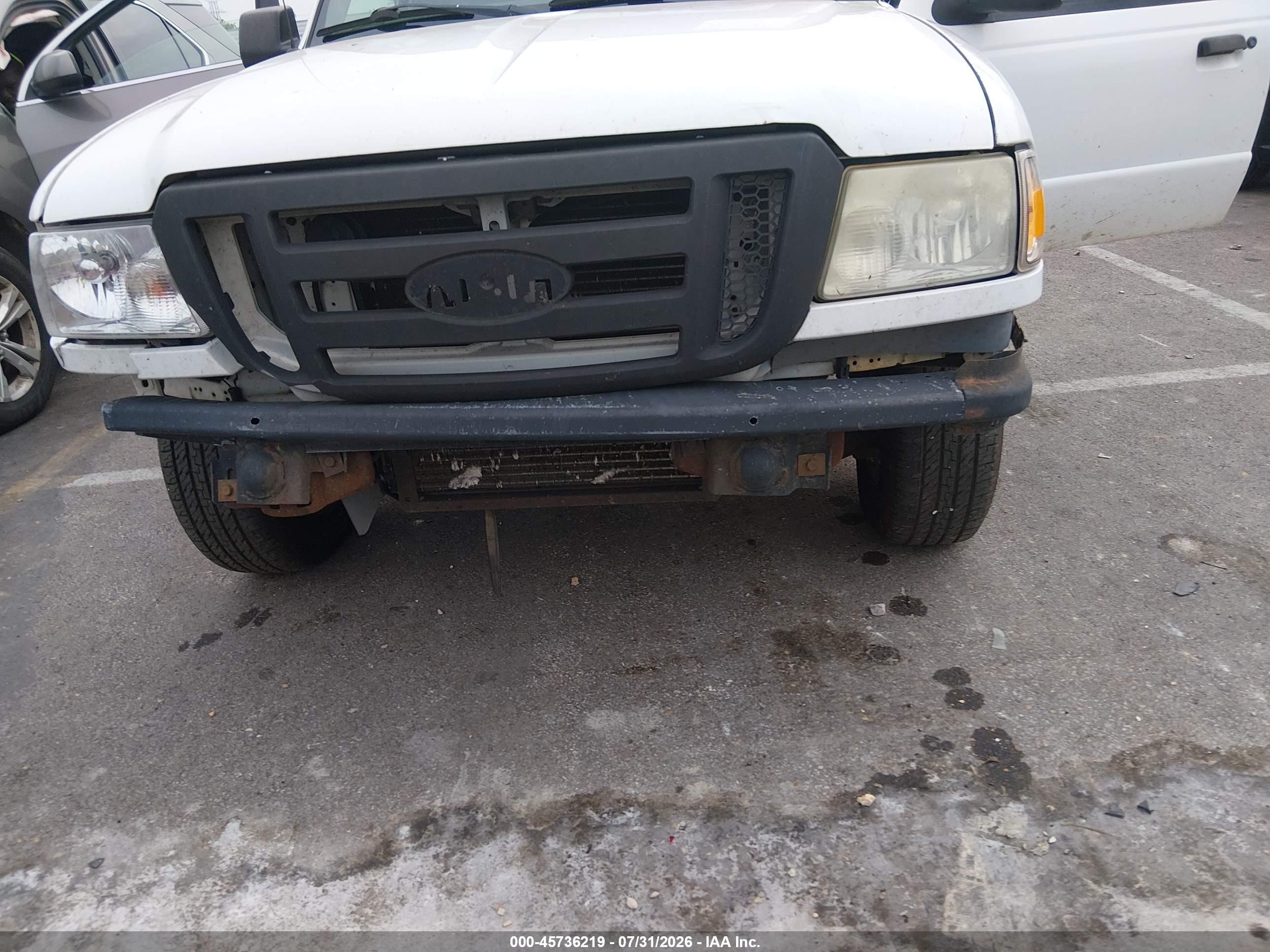 2008 Ford Ranger Xl/xlt White vin: 1FTYR10D28PB03988