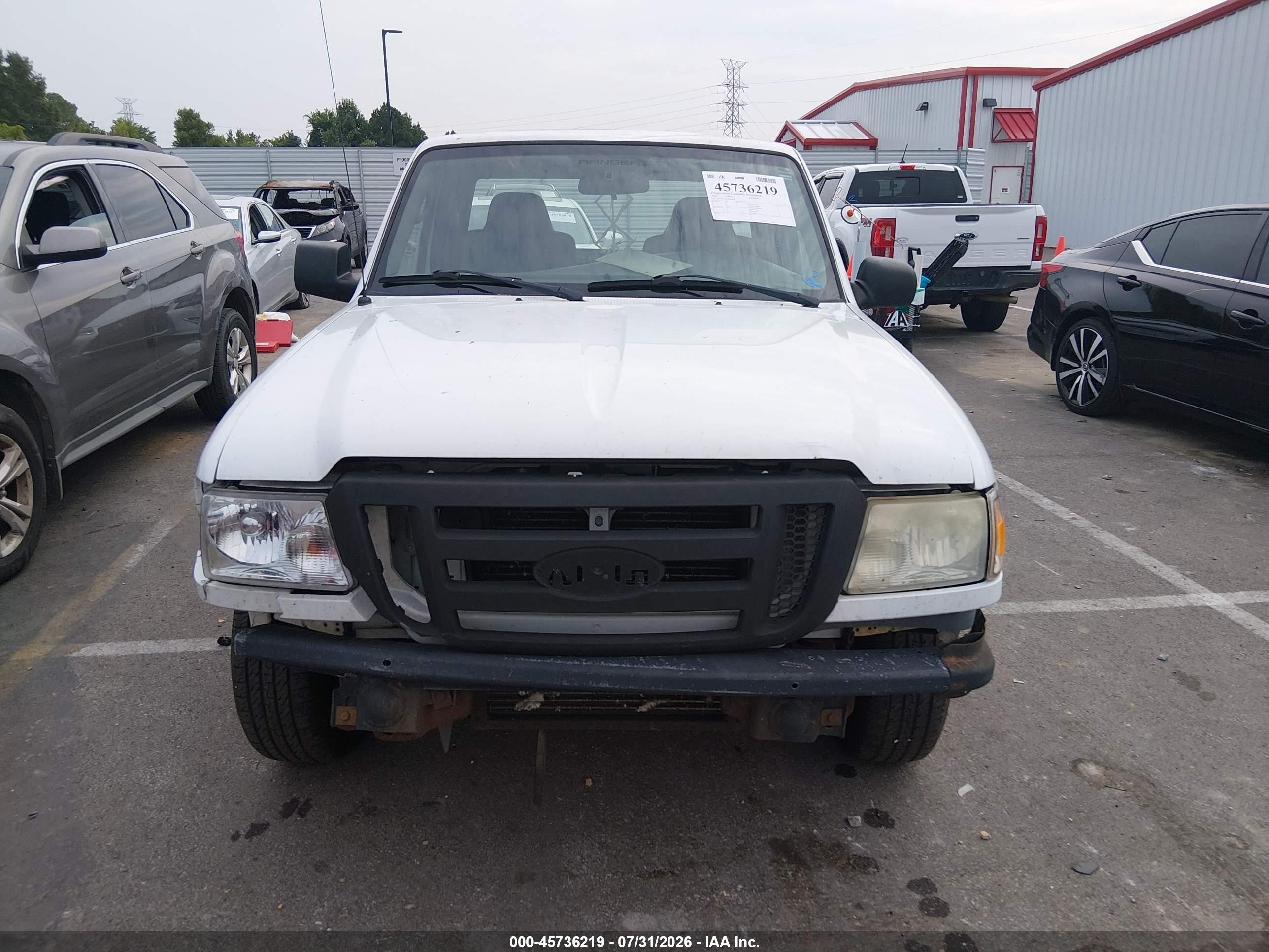 2008 Ford Ranger Xl/xlt White vin: 1FTYR10D28PB03988