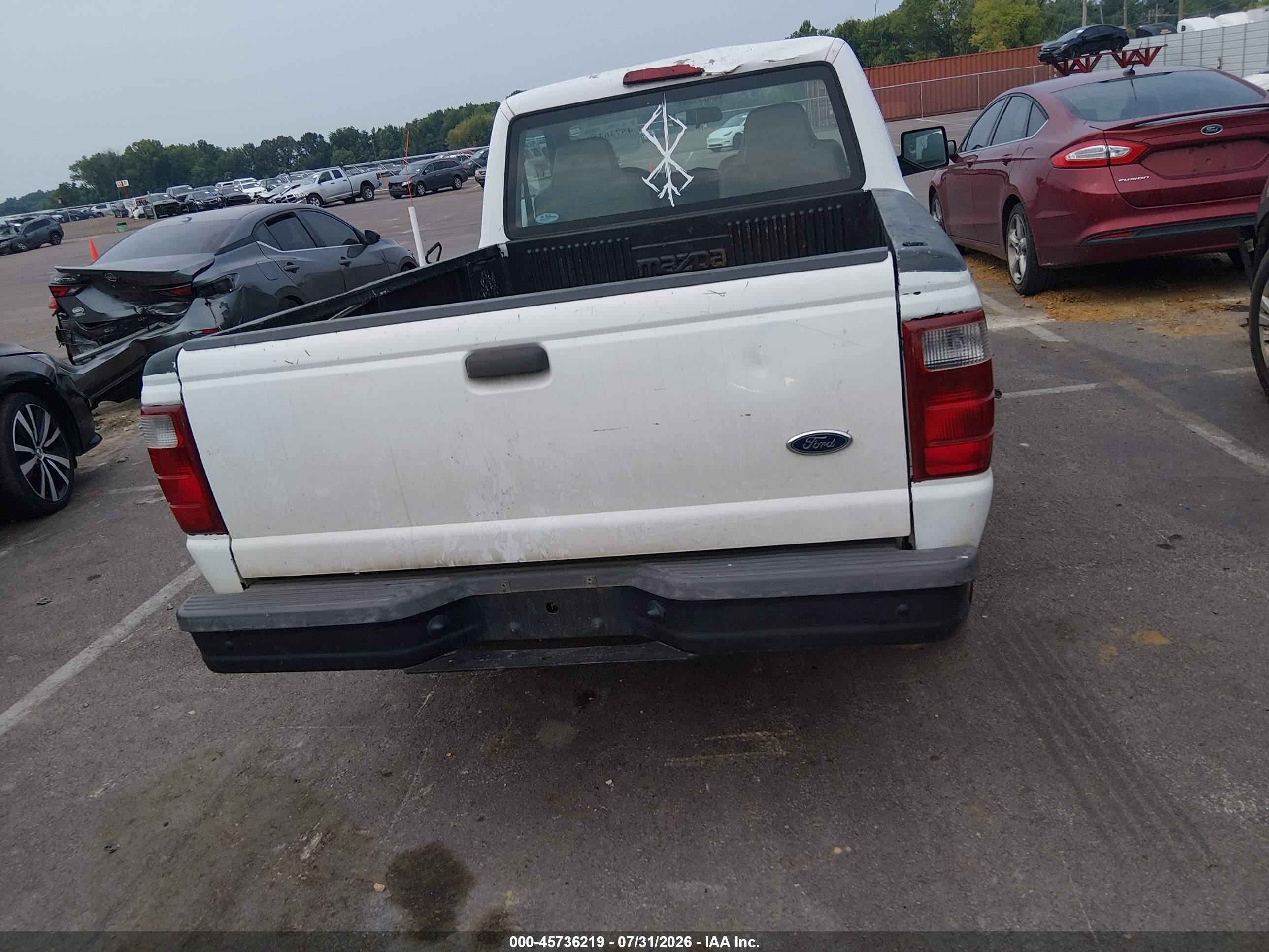 2008 Ford Ranger Xl/xlt White vin: 1FTYR10D28PB03988