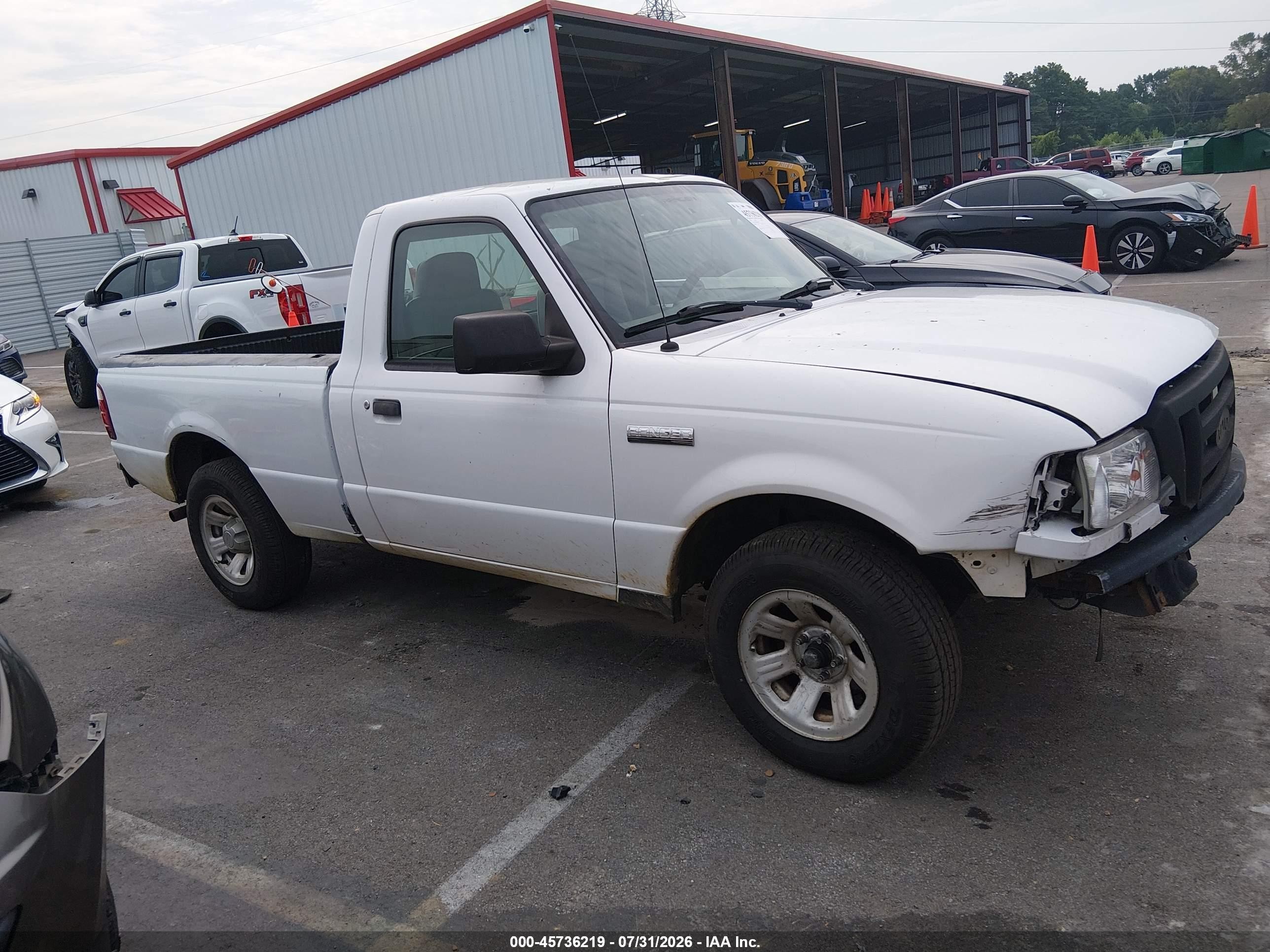 2008 Ford Ranger Xl/xlt White vin: 1FTYR10D28PB03988