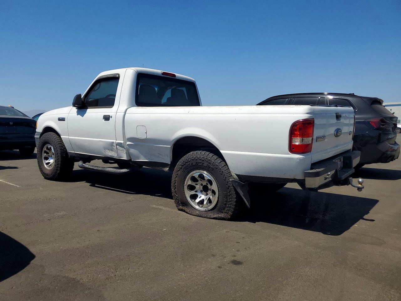 2009 Ford Ranger White vin: 1FTYR10D29PA40019