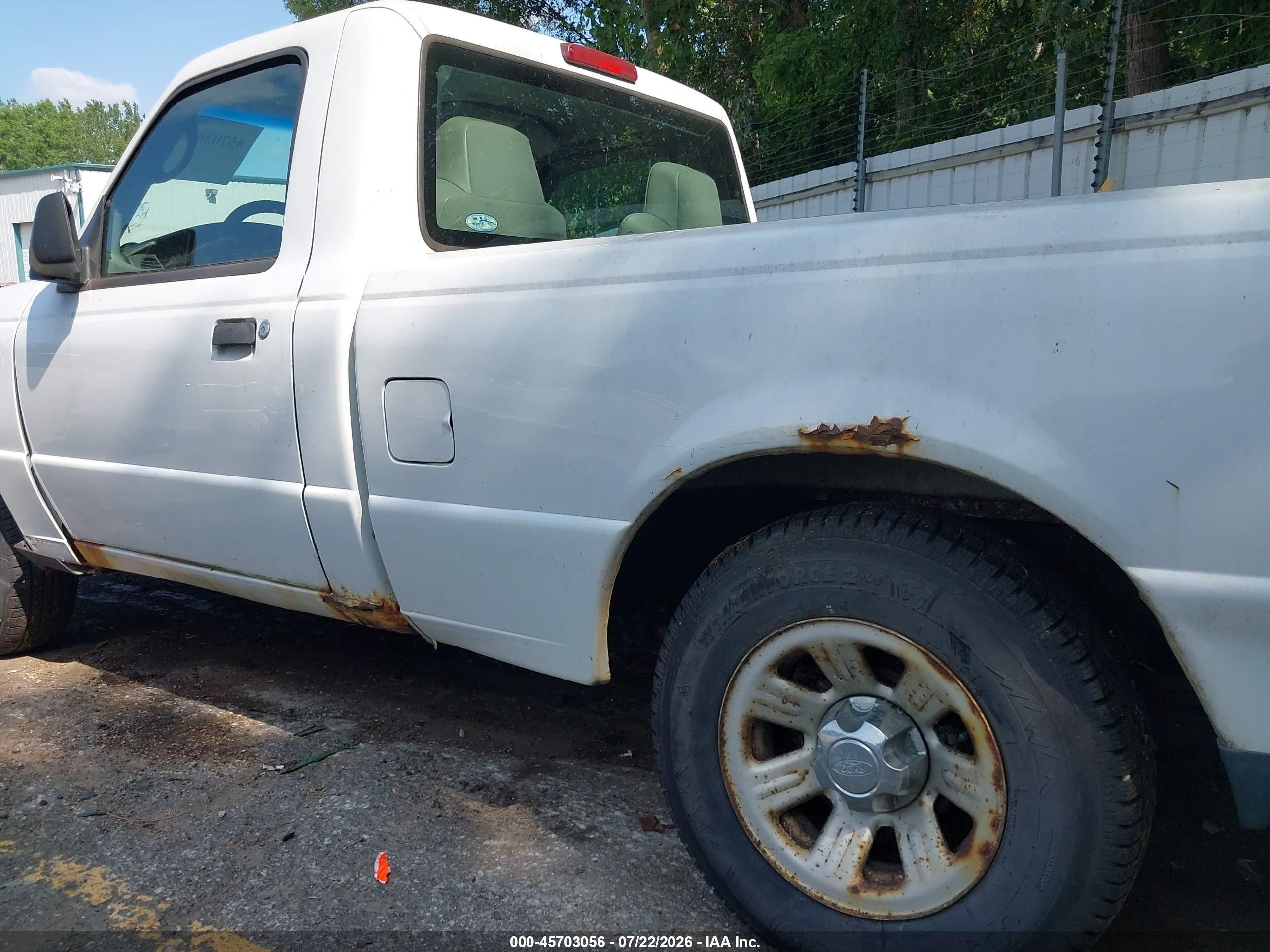 2009 Ford Ranger Sport/xl/xlt Белый vin: 1FTYR10D29PA49819