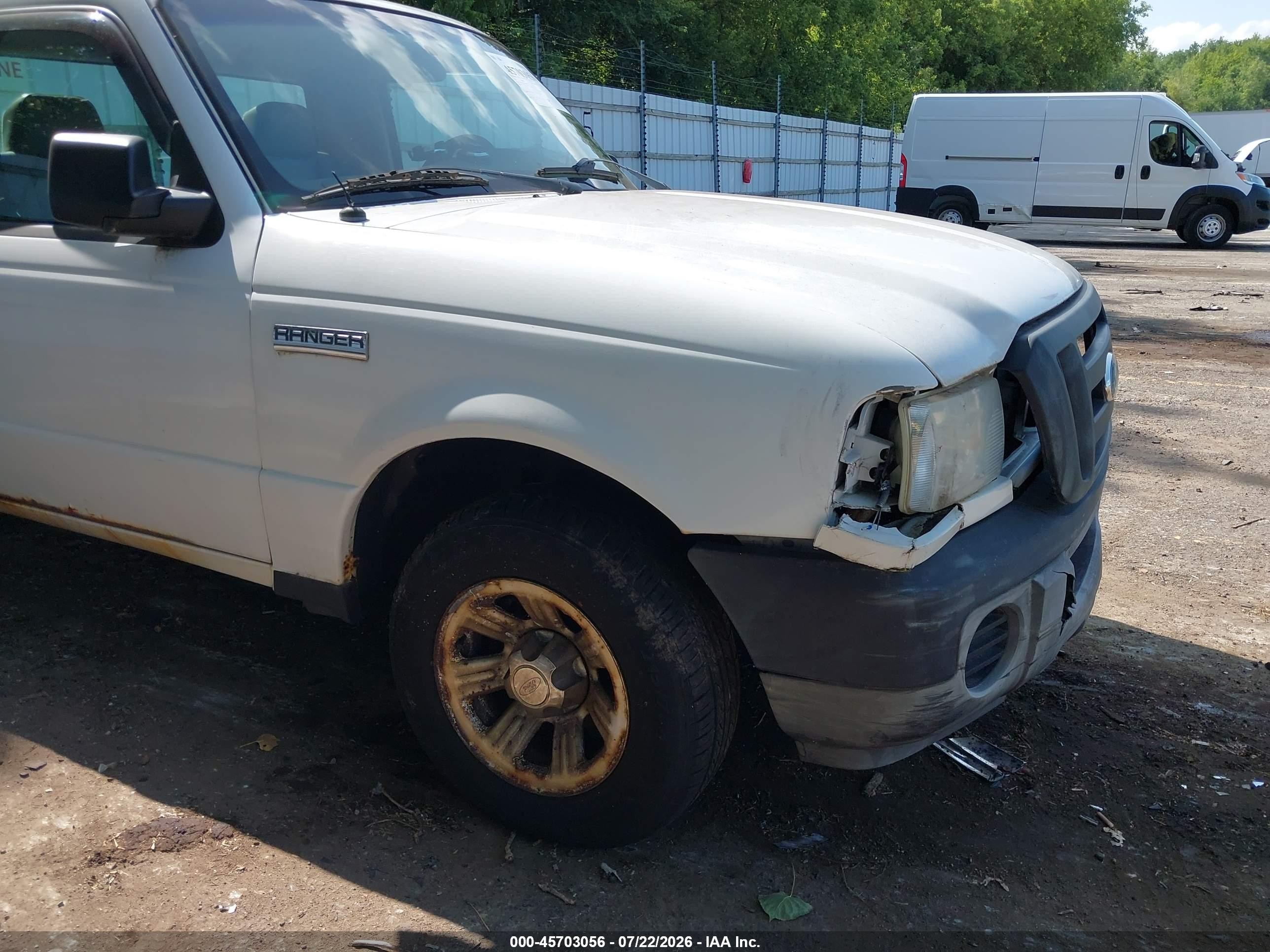 2009 Ford Ranger Sport/xl/xlt Белый vin: 1FTYR10D29PA49819