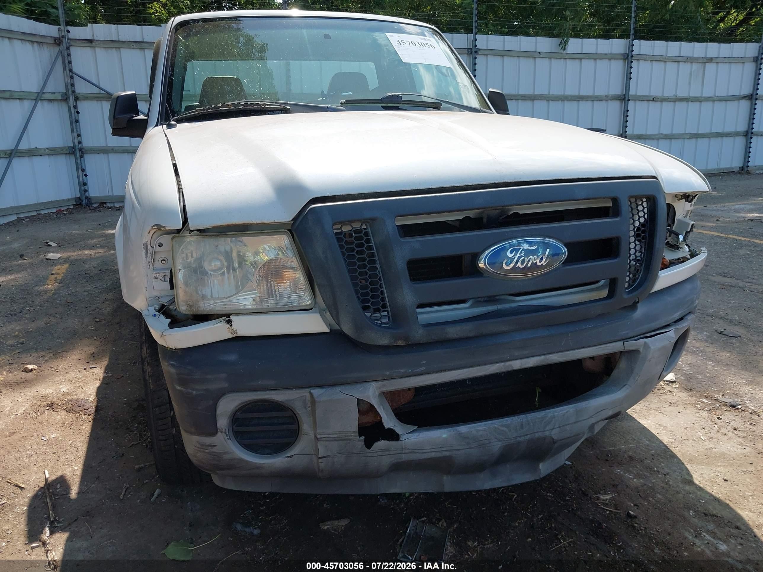 2009 Ford Ranger Sport/xl/xlt Белый vin: 1FTYR10D29PA49819