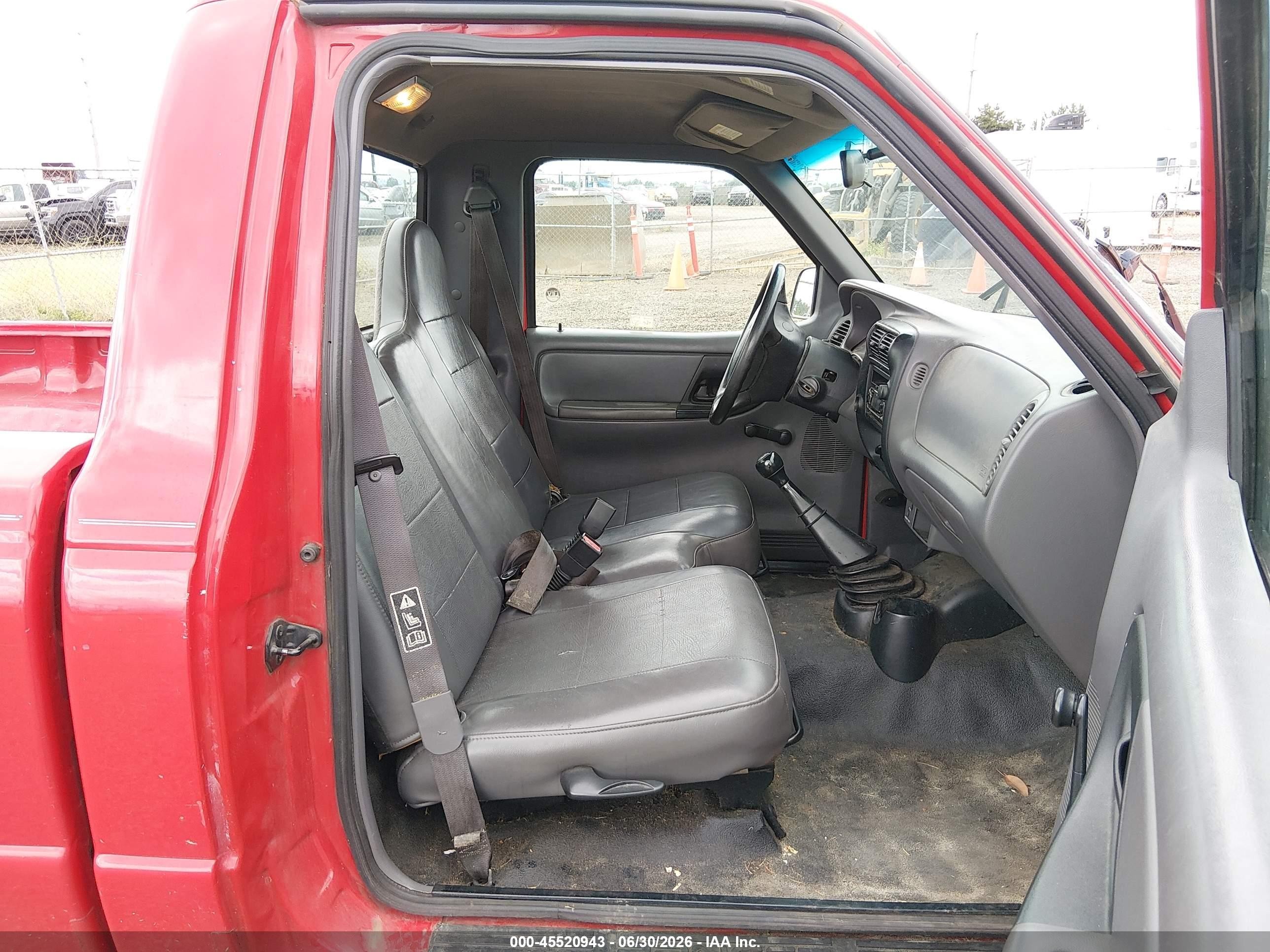 2002 Ford Ranger Xl/xlt Red vin: 1FTYR10D32PA05852