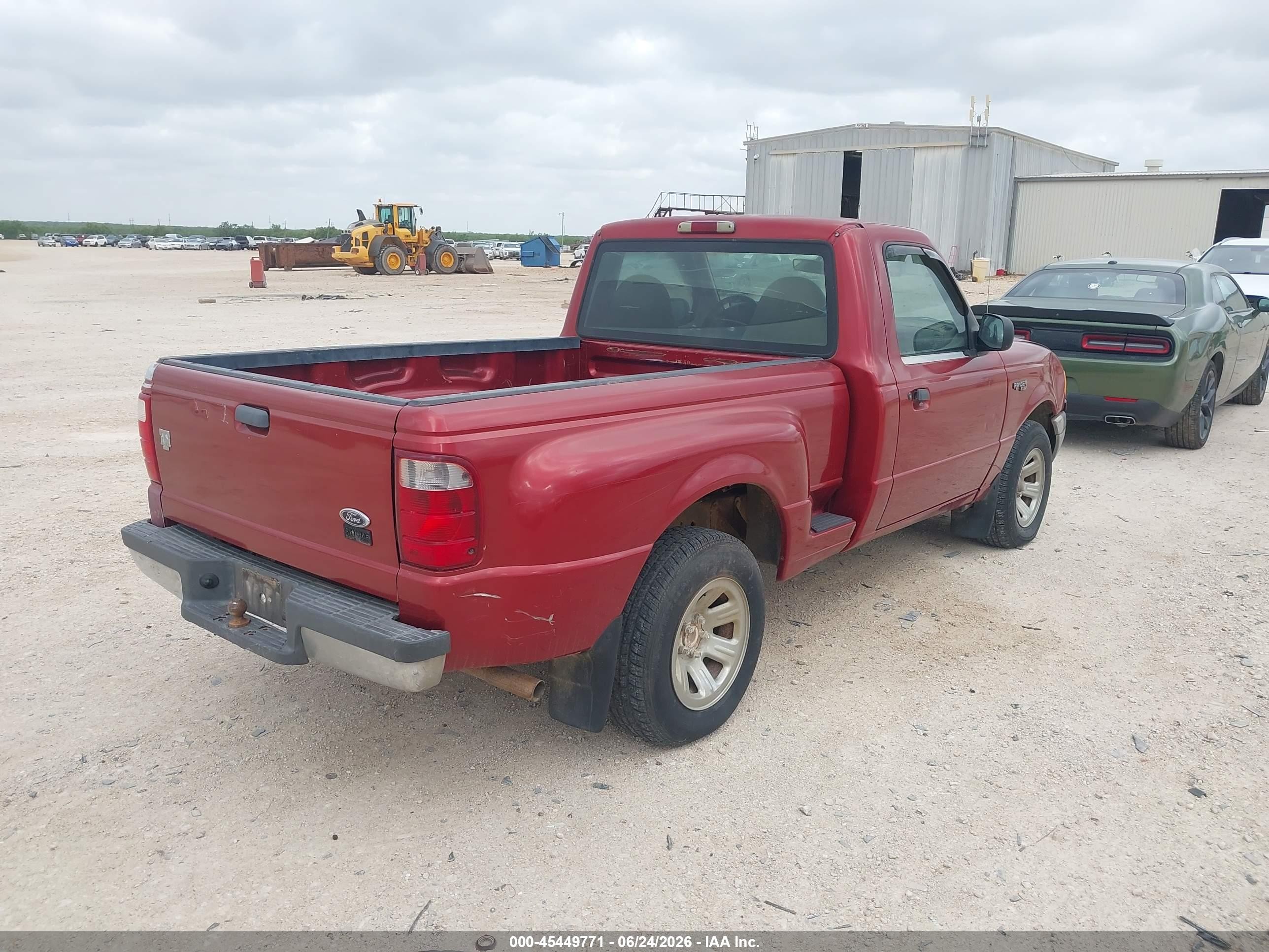 2002 Ford Ranger Xl/xlt Burgundy vin: 1FTYR10D32PA57773