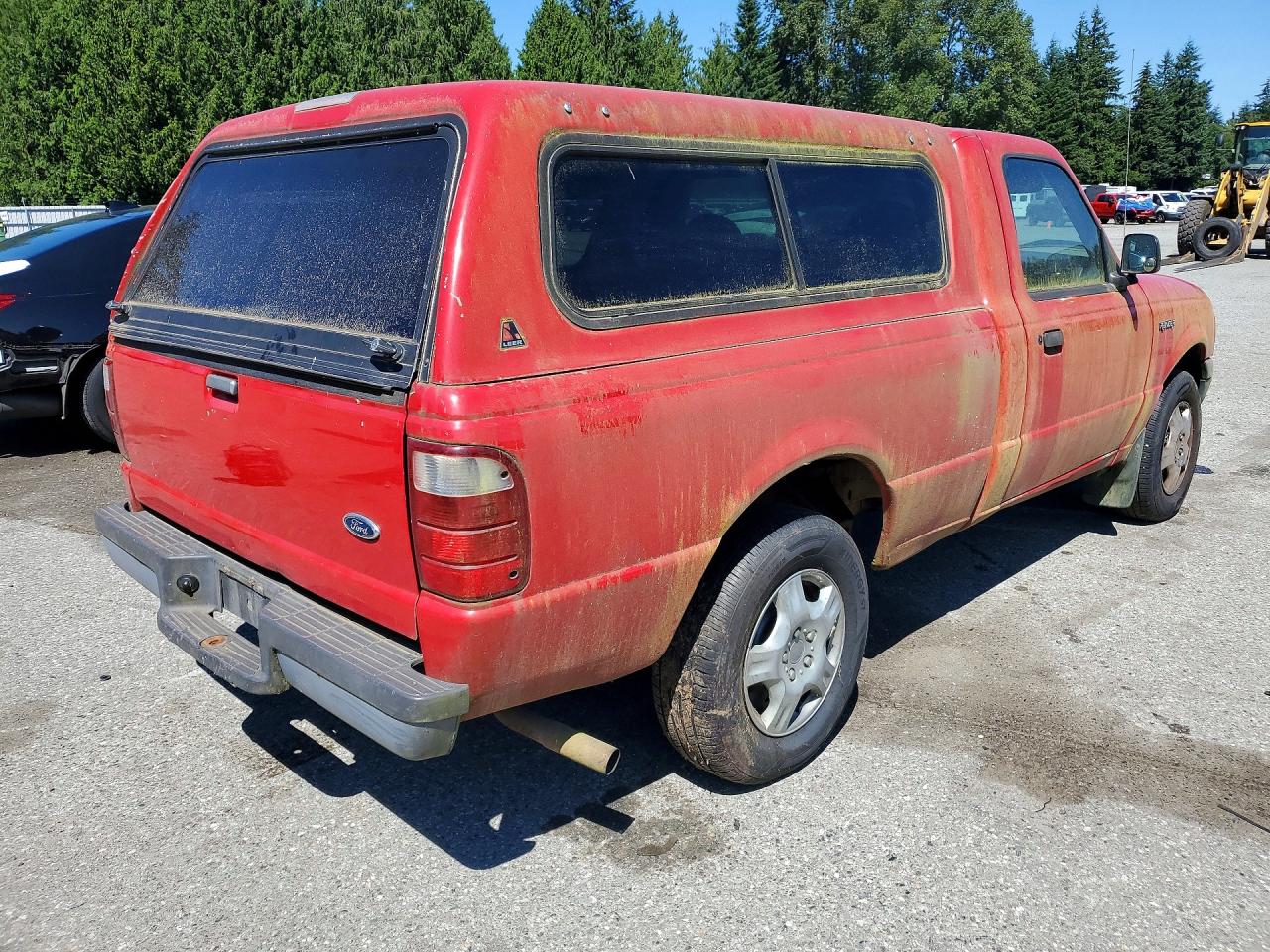 2002 Ford Ranger Red vin: 1FTYR10D32PB13257