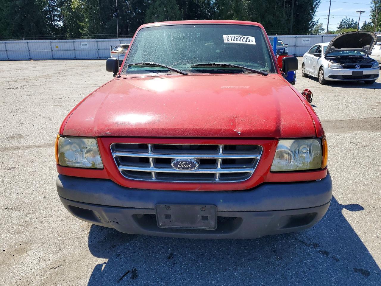 2002 Ford Ranger Red vin: 1FTYR10D32PB13257