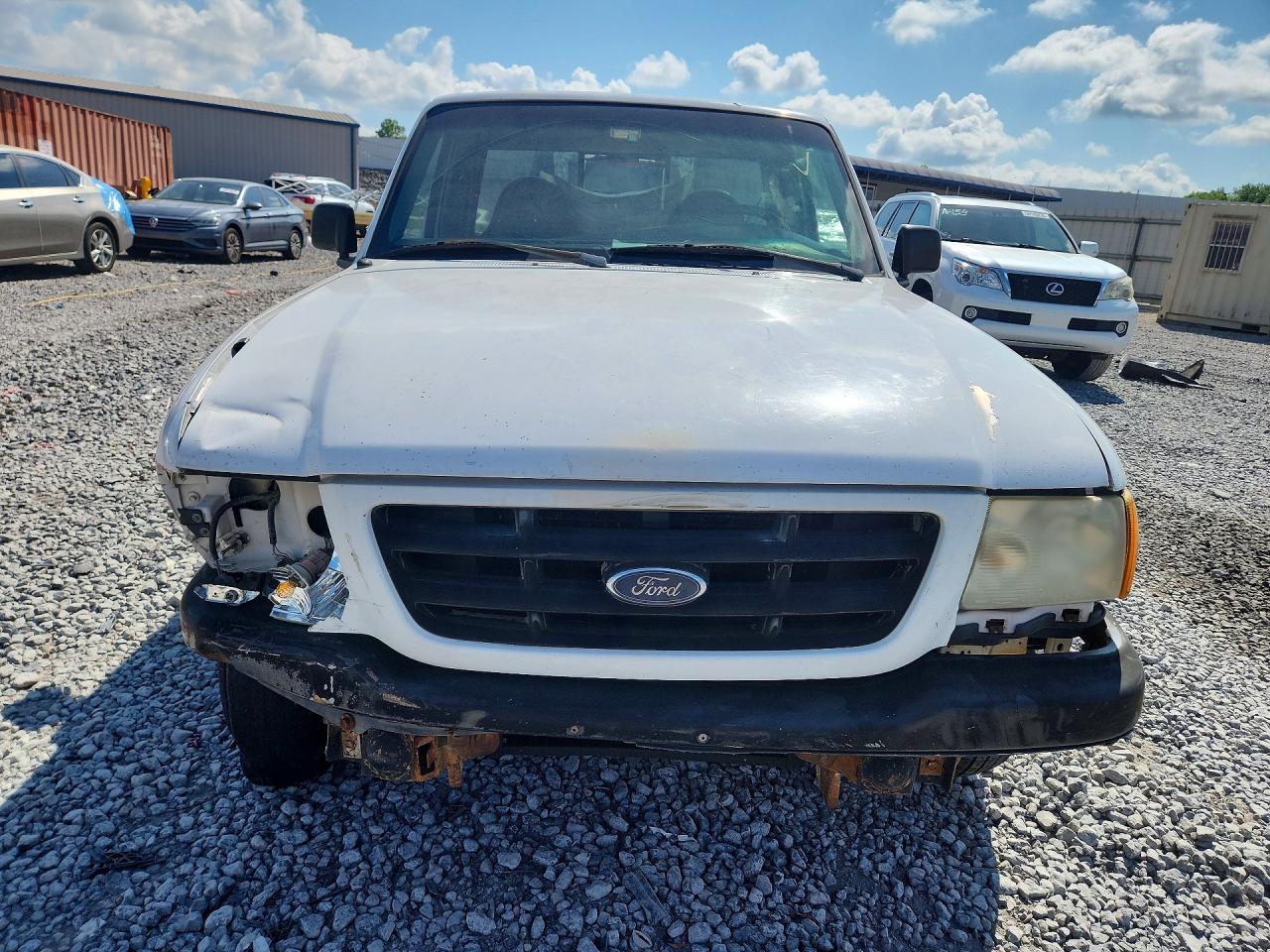 2002 Ford Ranger Белый vin: 1FTYR10D32PB38966