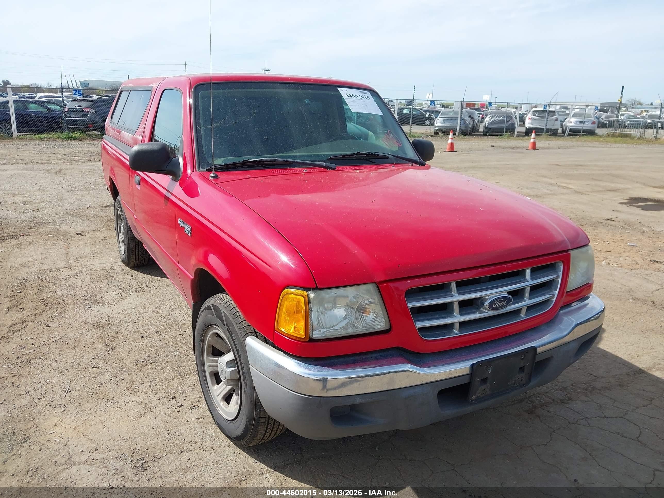 2003 Ford Ranger Xl/xlt Red vin: 1FTYR10D33PA57404
