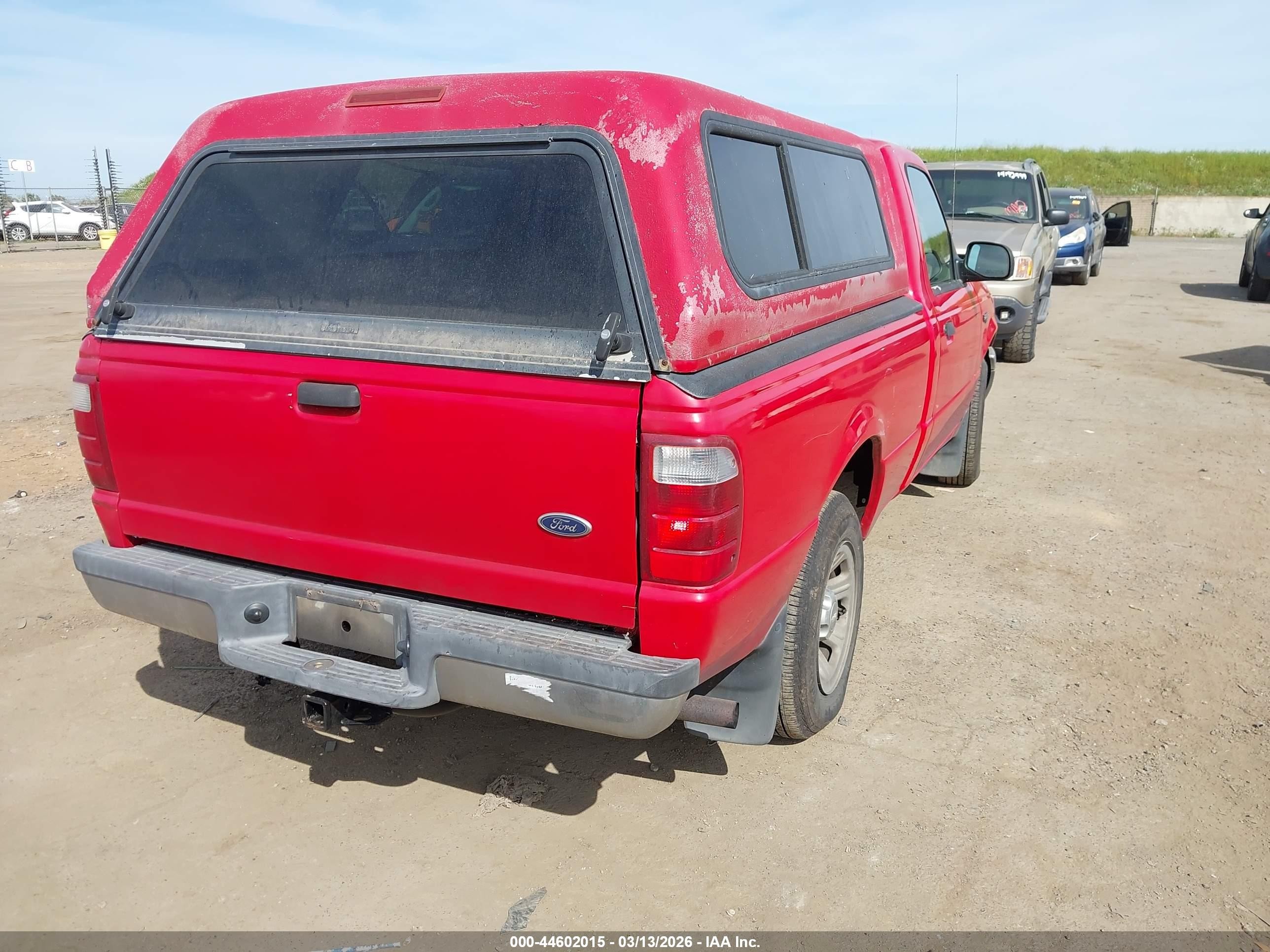 2003 Ford Ranger Xl/xlt Red vin: 1FTYR10D33PA57404