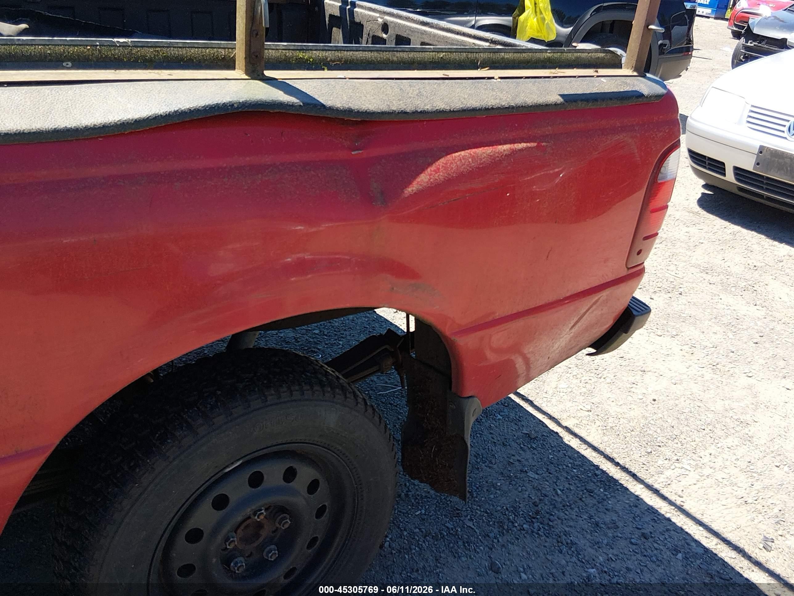 2003 Ford Ranger Xl/xlt Red vin: 1FTYR10D33PB21473