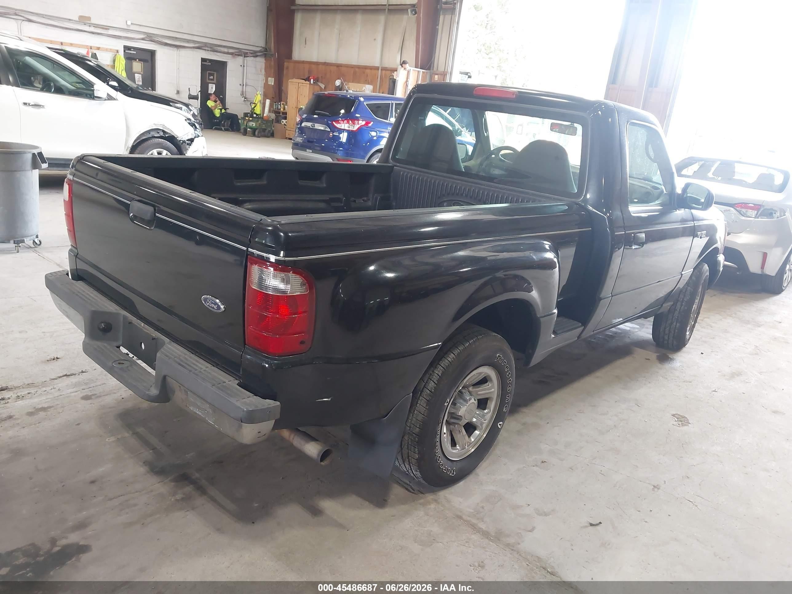2003 Ford Ranger Xl/xlt Black vin: 1FTYR10D33PB42663