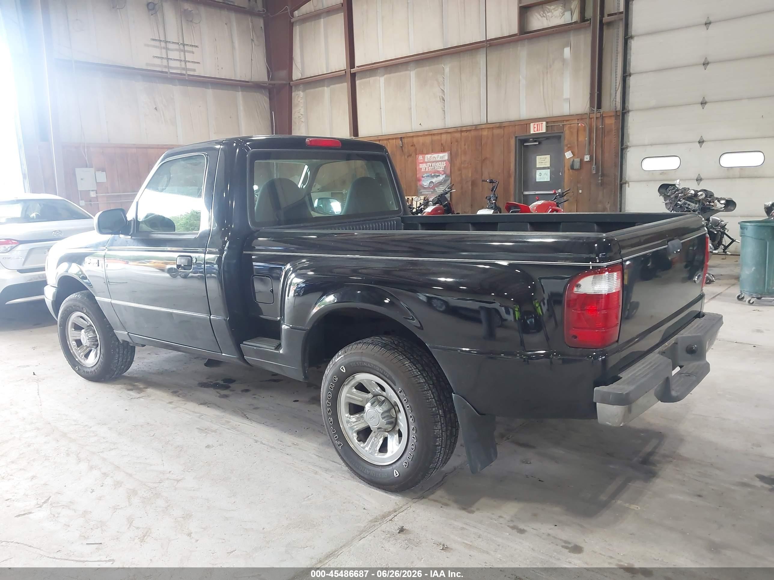 2003 Ford Ranger Xl/xlt Black vin: 1FTYR10D33PB42663
