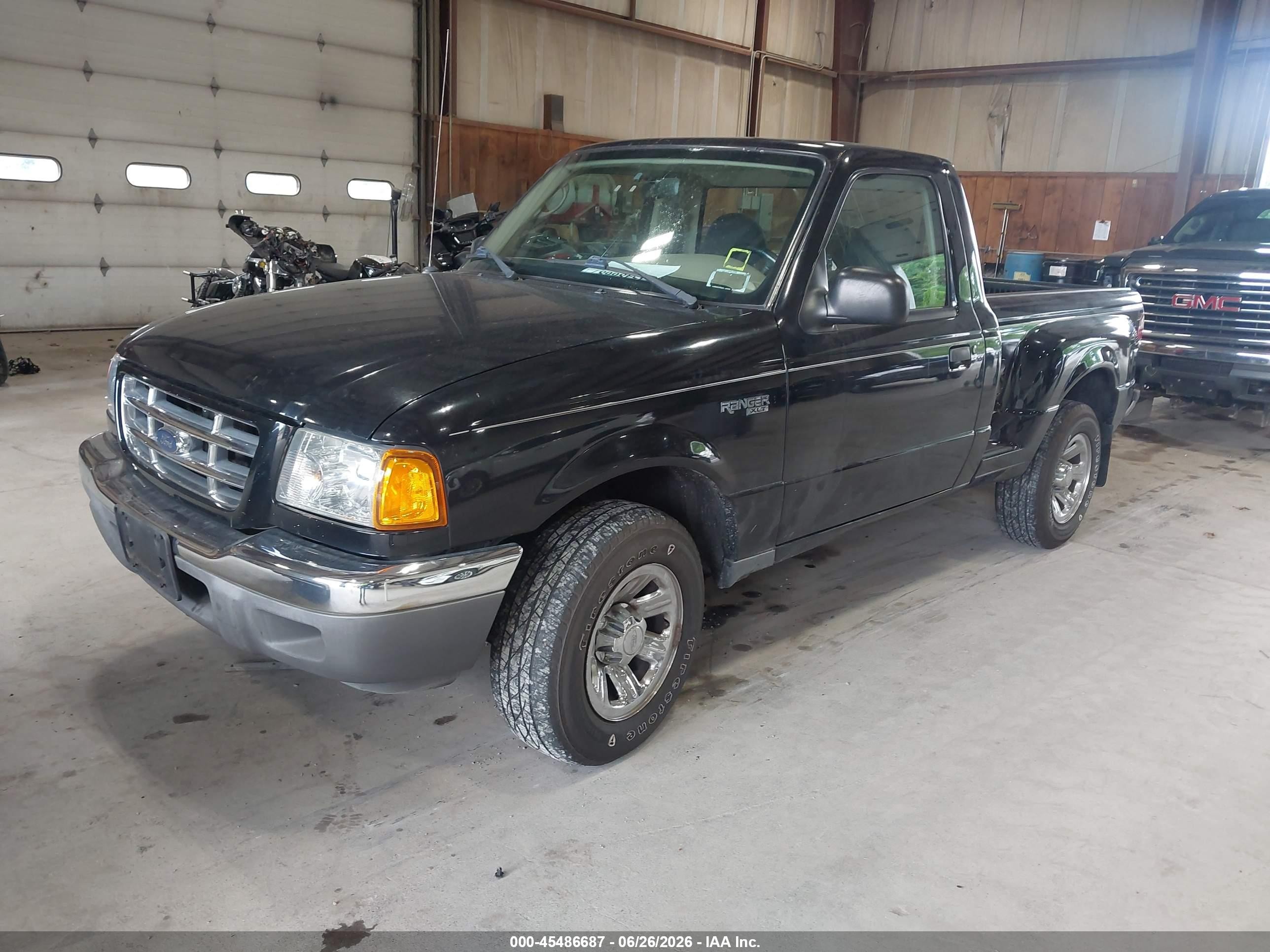 2003 Ford Ranger Xl/xlt Black vin: 1FTYR10D33PB42663