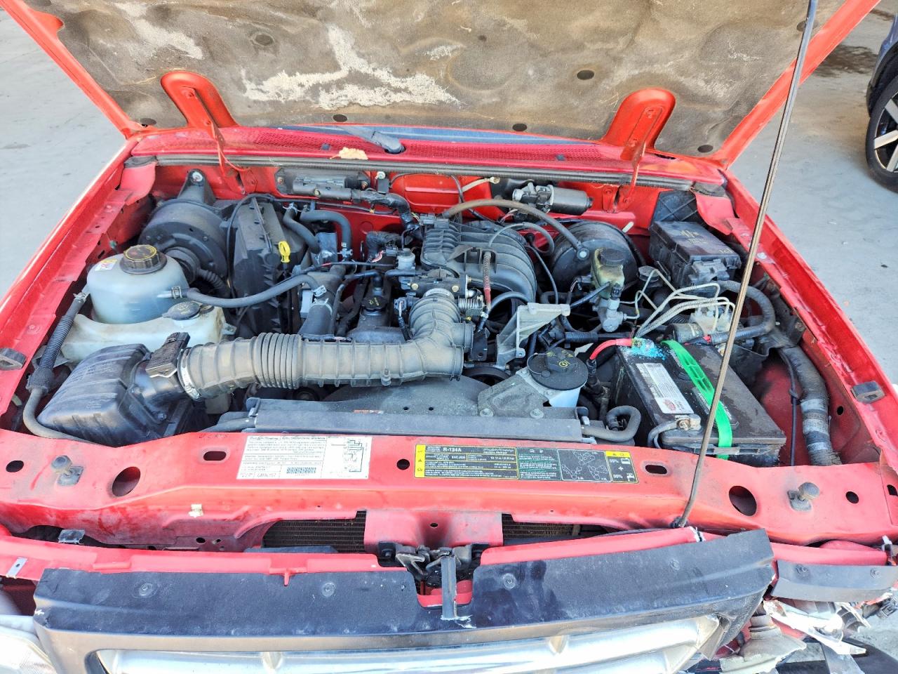 2003 Ford Ranger Red vin: 1FTYR10D33PB76165