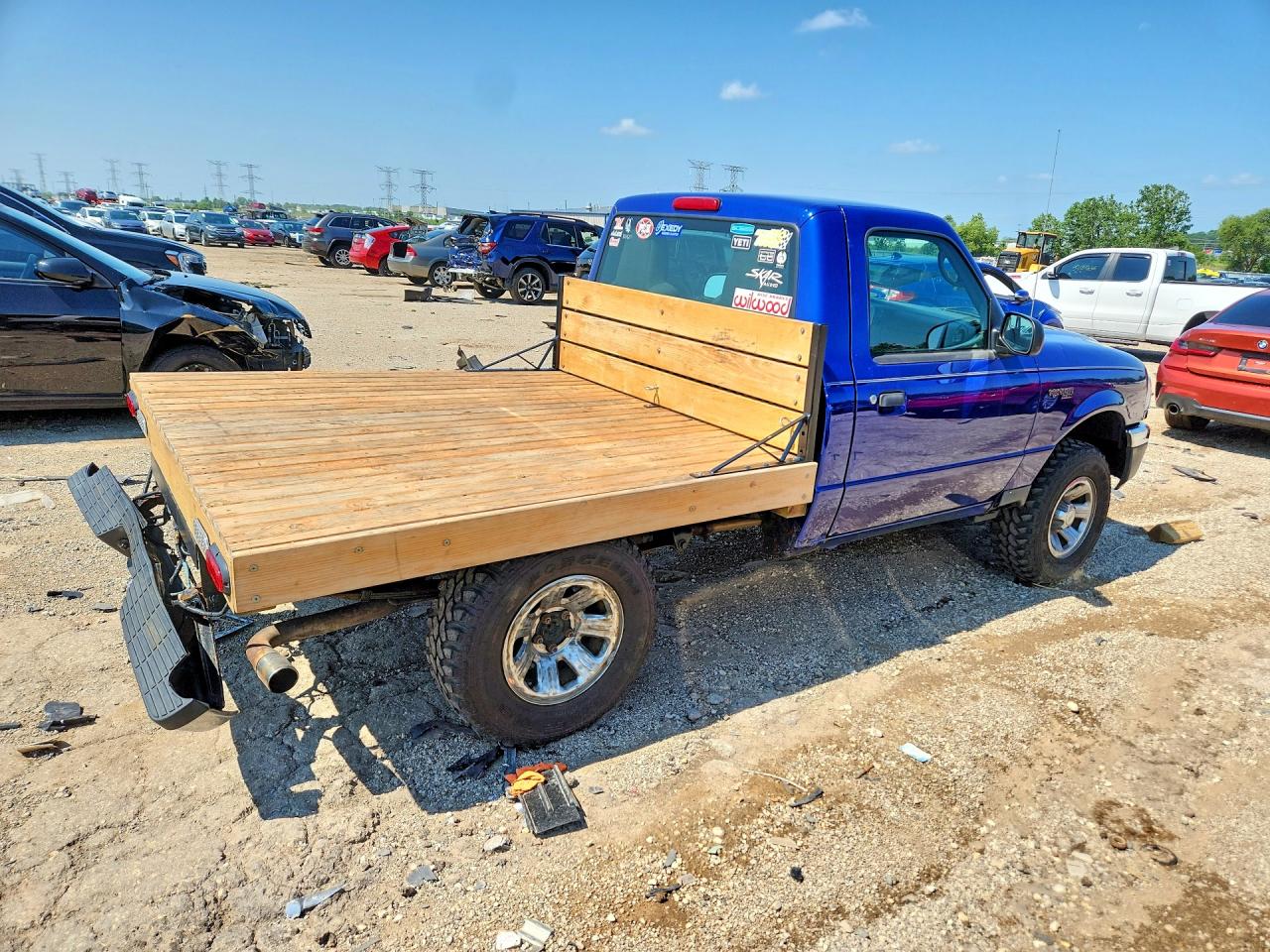 2004 Ford Ranger Blue vin: 1FTYR10D34PA23030