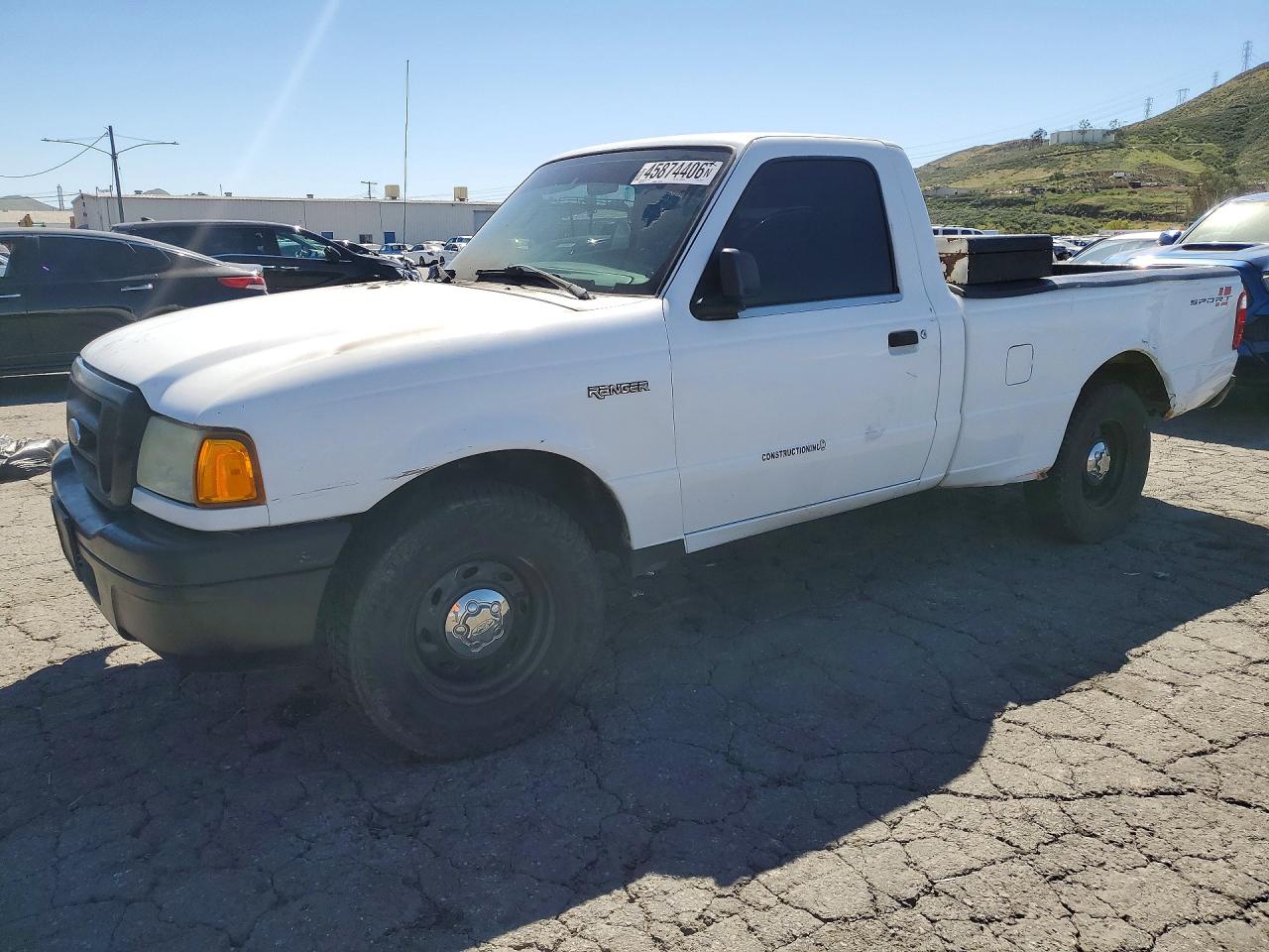 2004 Ford Ranger White vin: 1FTYR10D34PB31518