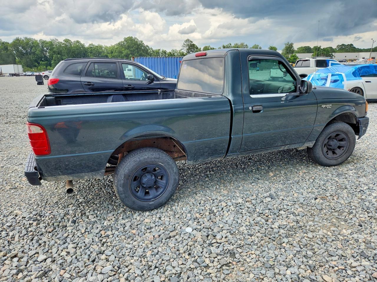 2004 Ford Ranger Green vin: 1FTYR10D34PB55236