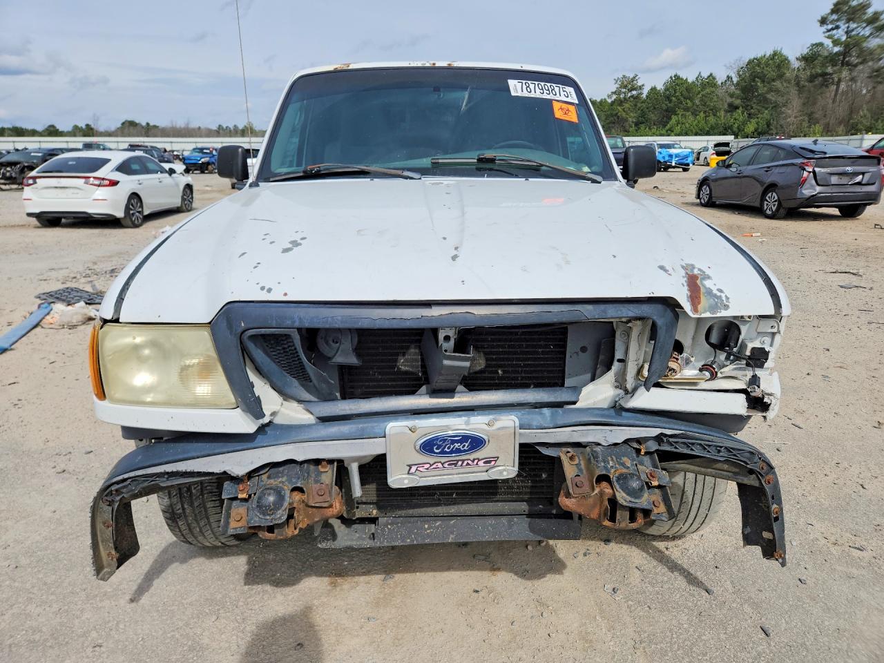 2004 Ford Ranger White vin: 1FTYR10D34PB59934