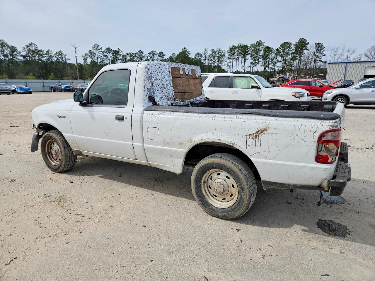 2004 Ford Ranger White vin: 1FTYR10D34PB59934