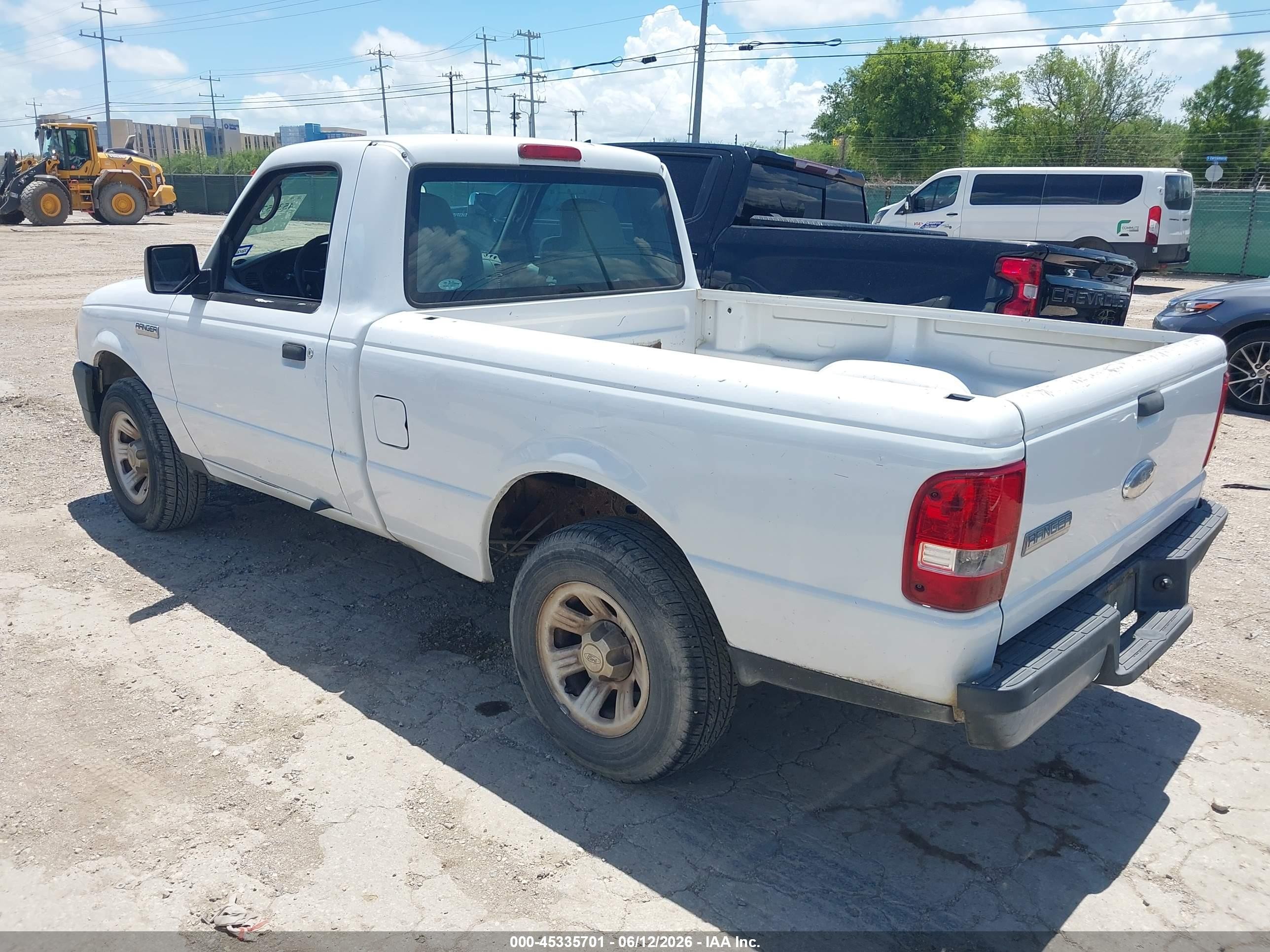 2007 Ford Ranger Stx/xl/xlt White vin: 1FTYR10D37PA34145