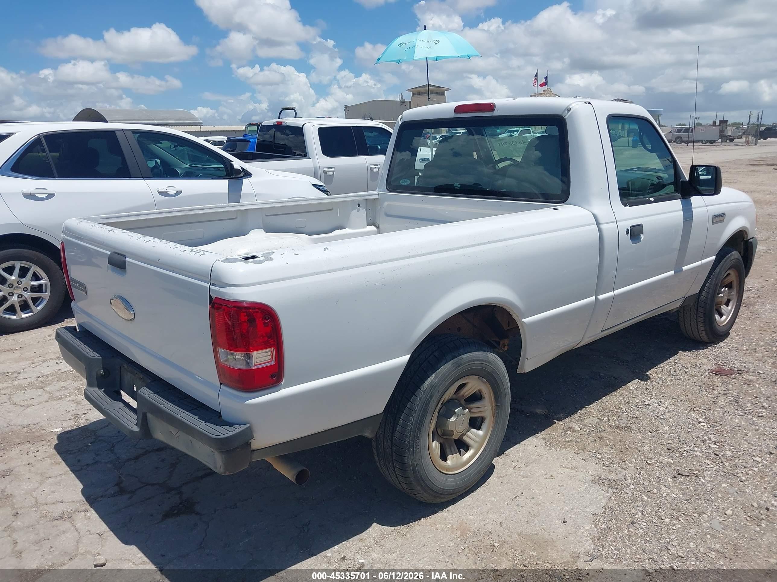 2007 Ford Ranger Stx/xl/xlt White vin: 1FTYR10D37PA34145