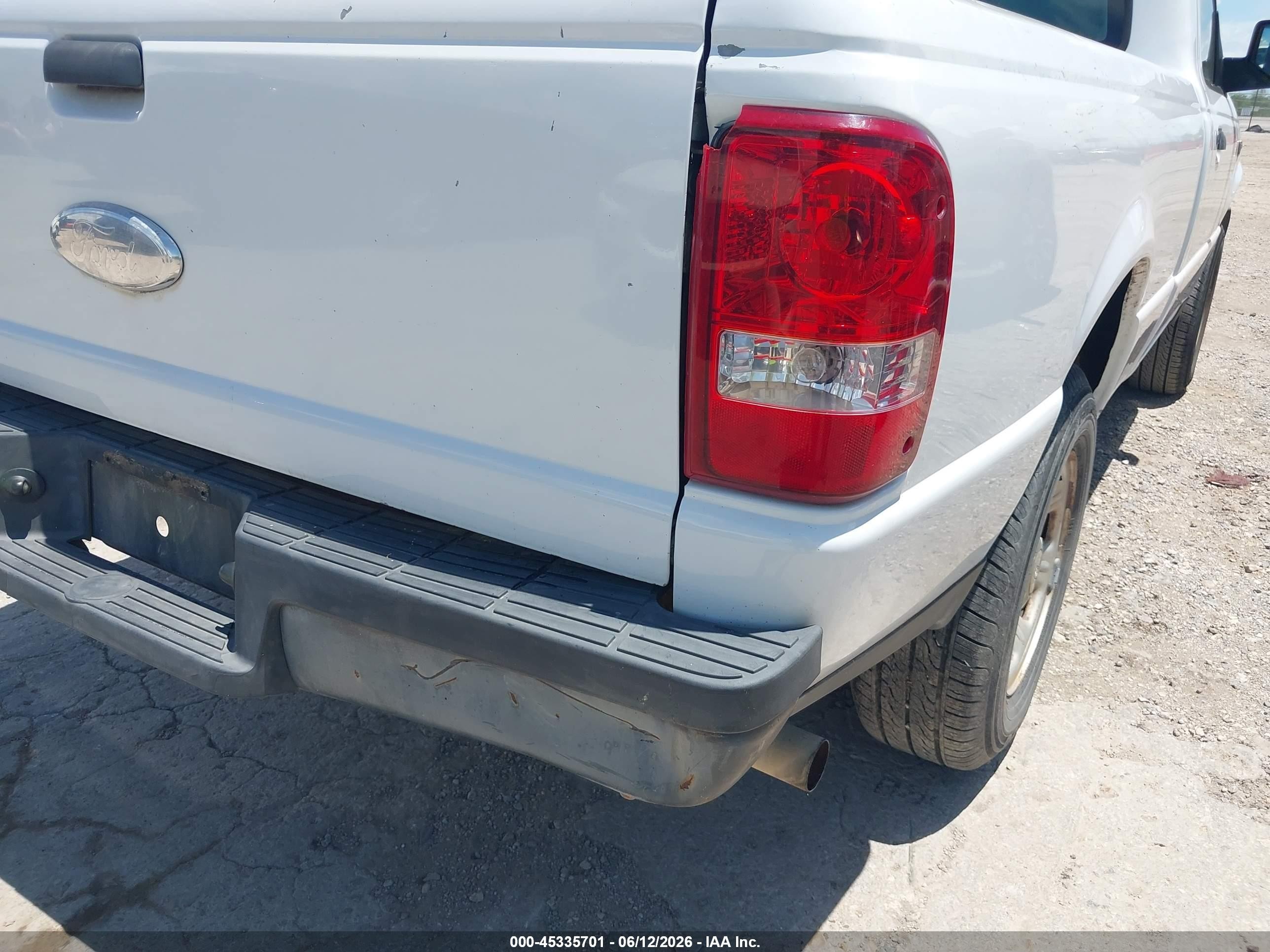 2007 Ford Ranger Stx/xl/xlt White vin: 1FTYR10D37PA34145