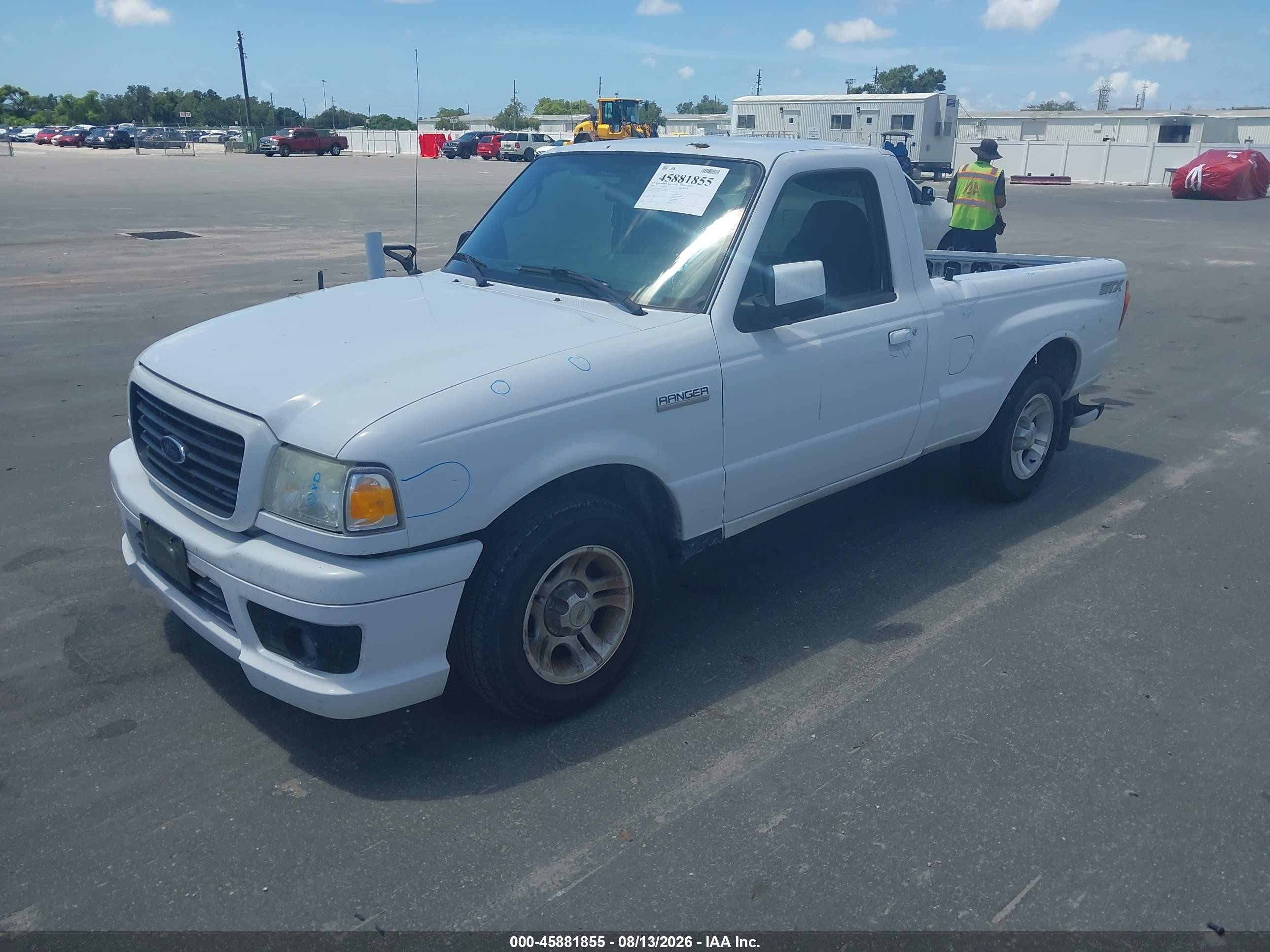 2007 Ford Ranger Stx/xl/xlt White vin: 1FTYR10D37PA49034