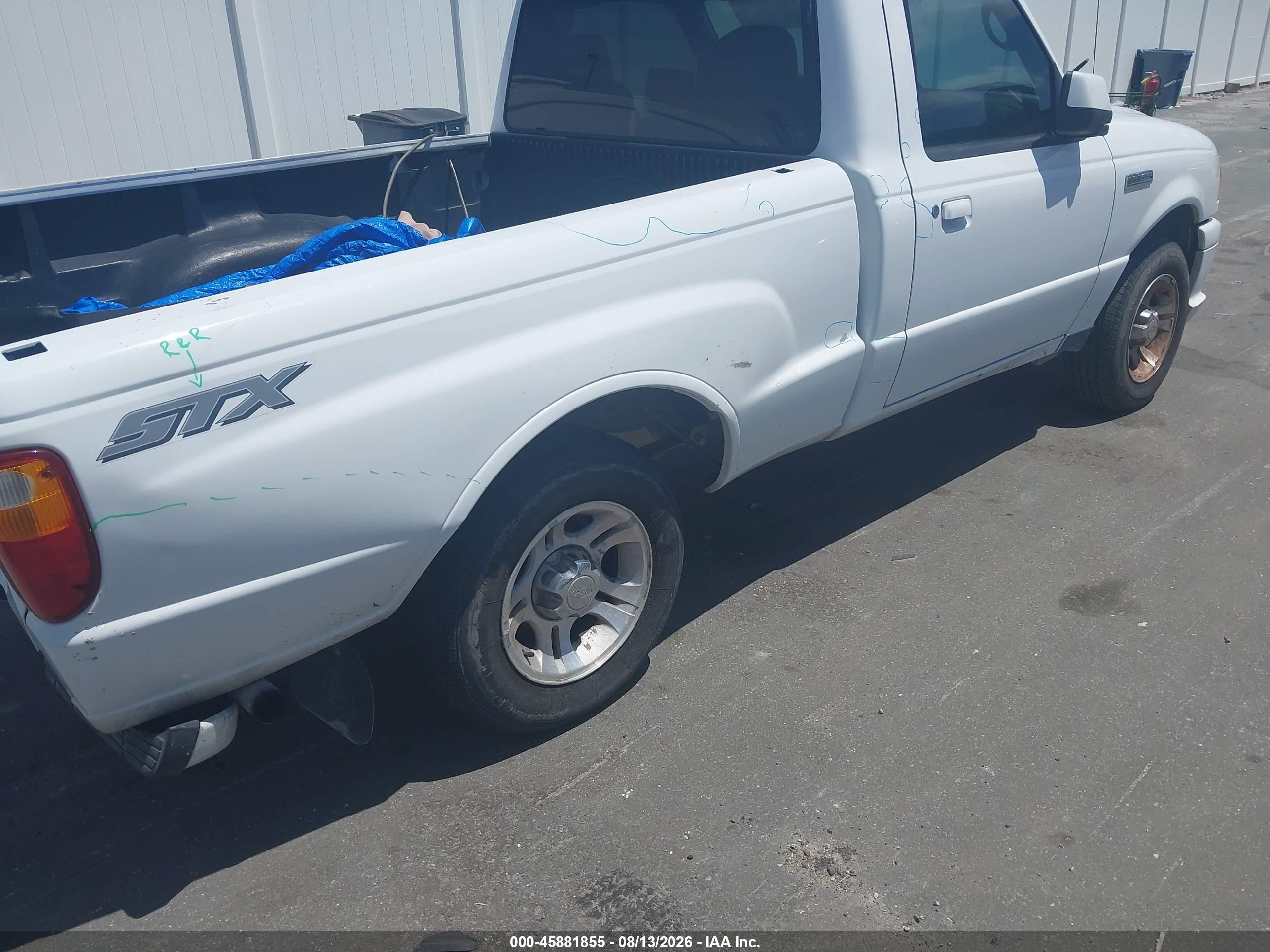 2007 Ford Ranger Stx/xl/xlt White vin: 1FTYR10D37PA49034