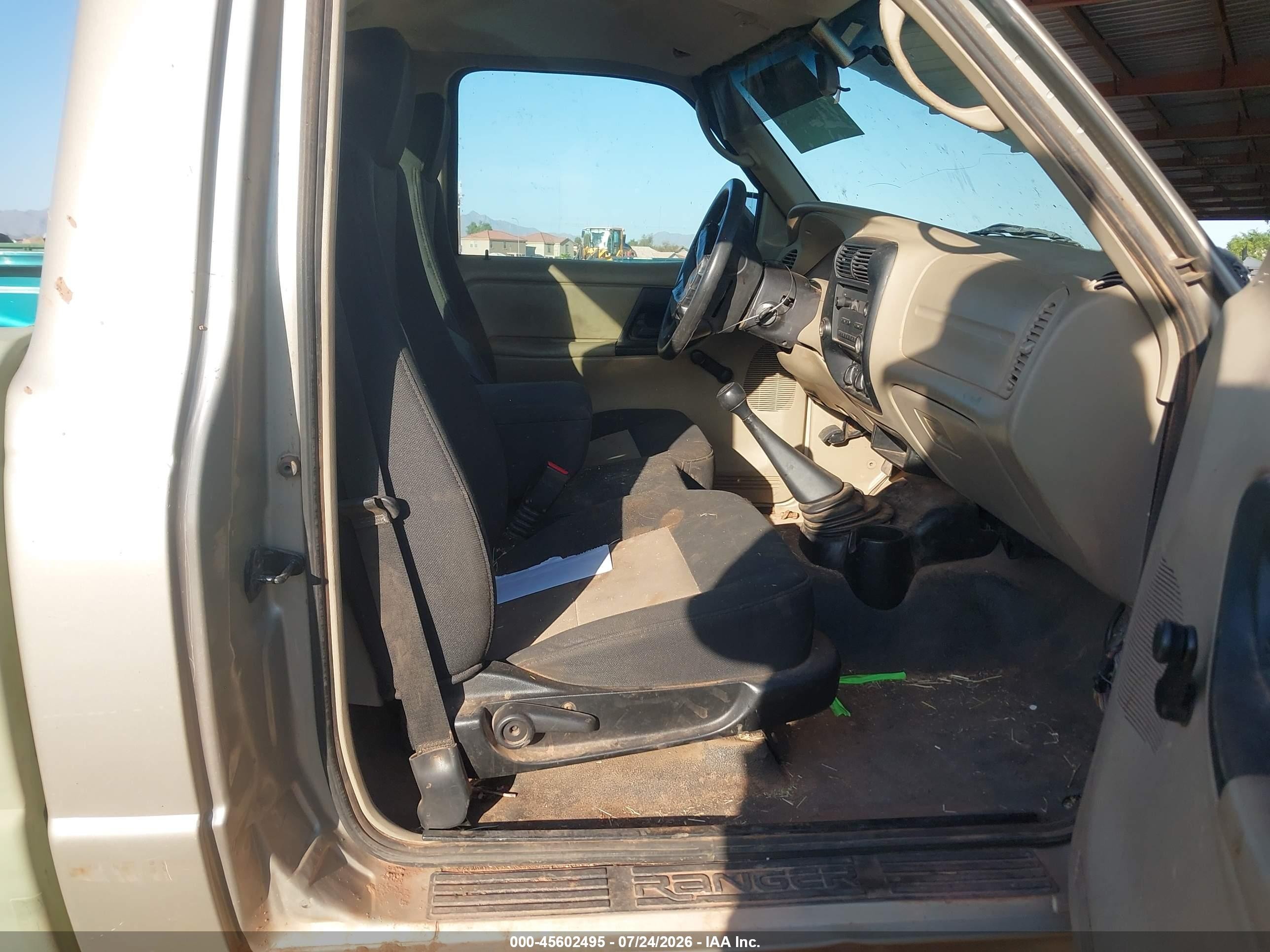 2007 Ford Ranger Stx/xl/xlt Light Blue vin: 1FTYR10D37PA76878