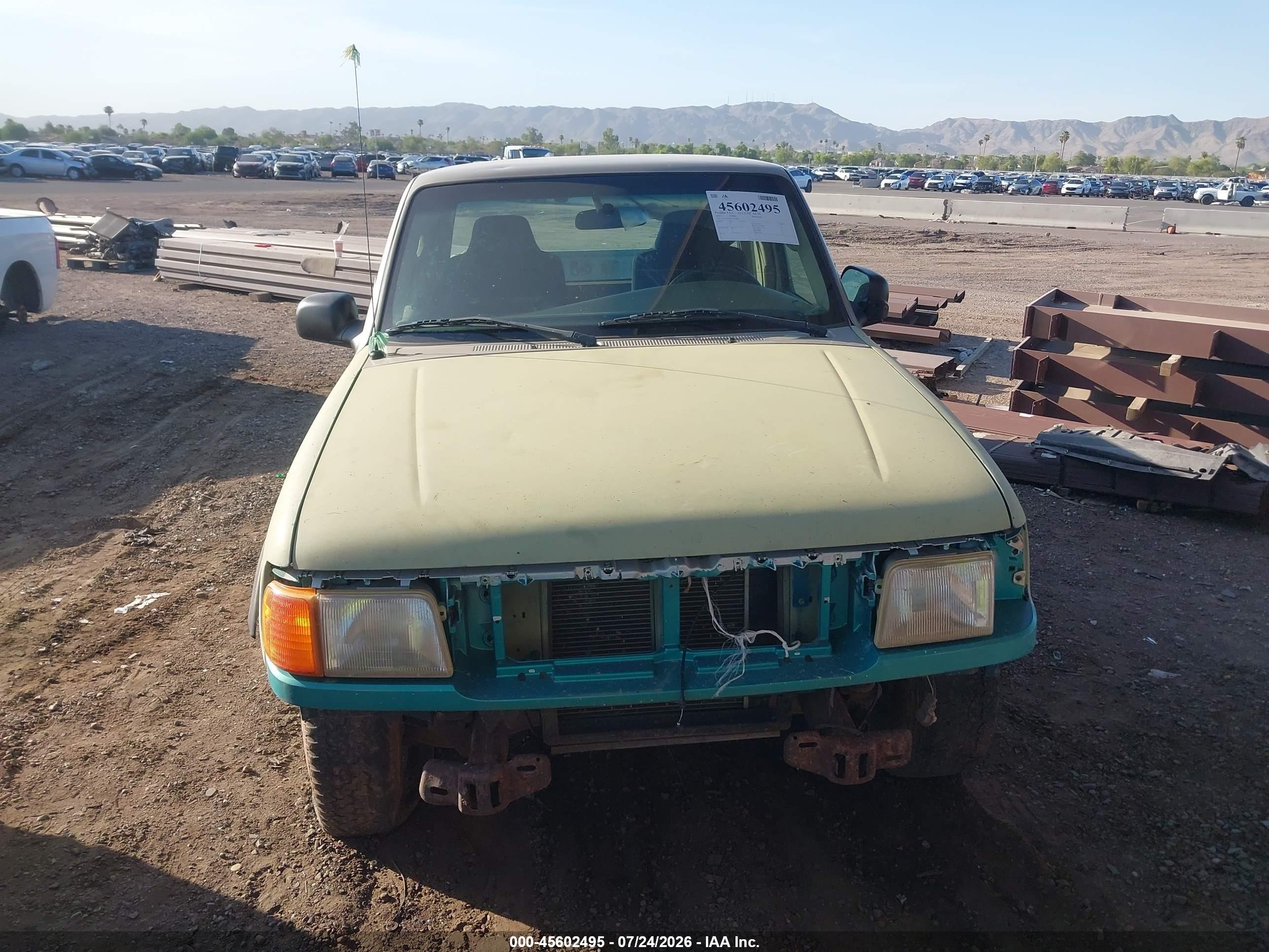 2007 Ford Ranger Stx/xl/xlt Light Blue vin: 1FTYR10D37PA76878