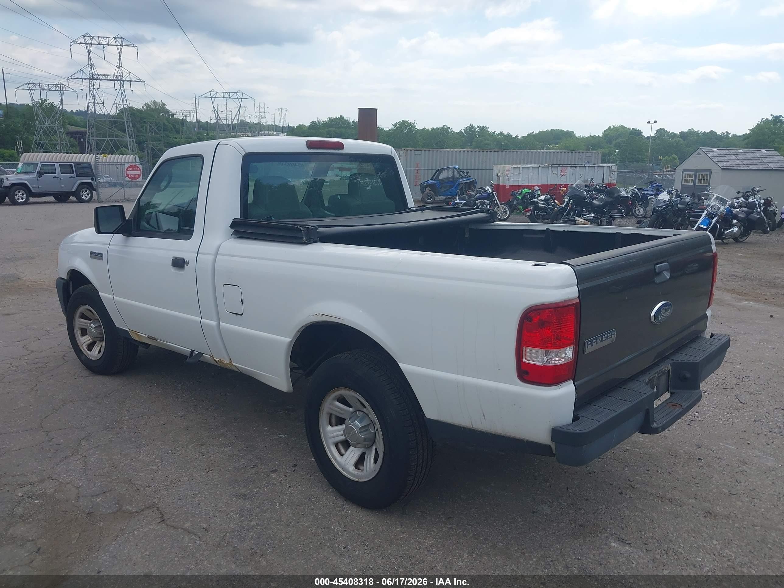 2008 Ford Ranger Xl/xlt White vin: 1FTYR10D38PA01146