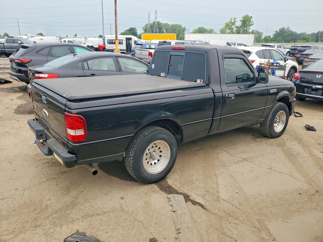2008 Ford Ranger Black vin: 1FTYR10D38PA11532