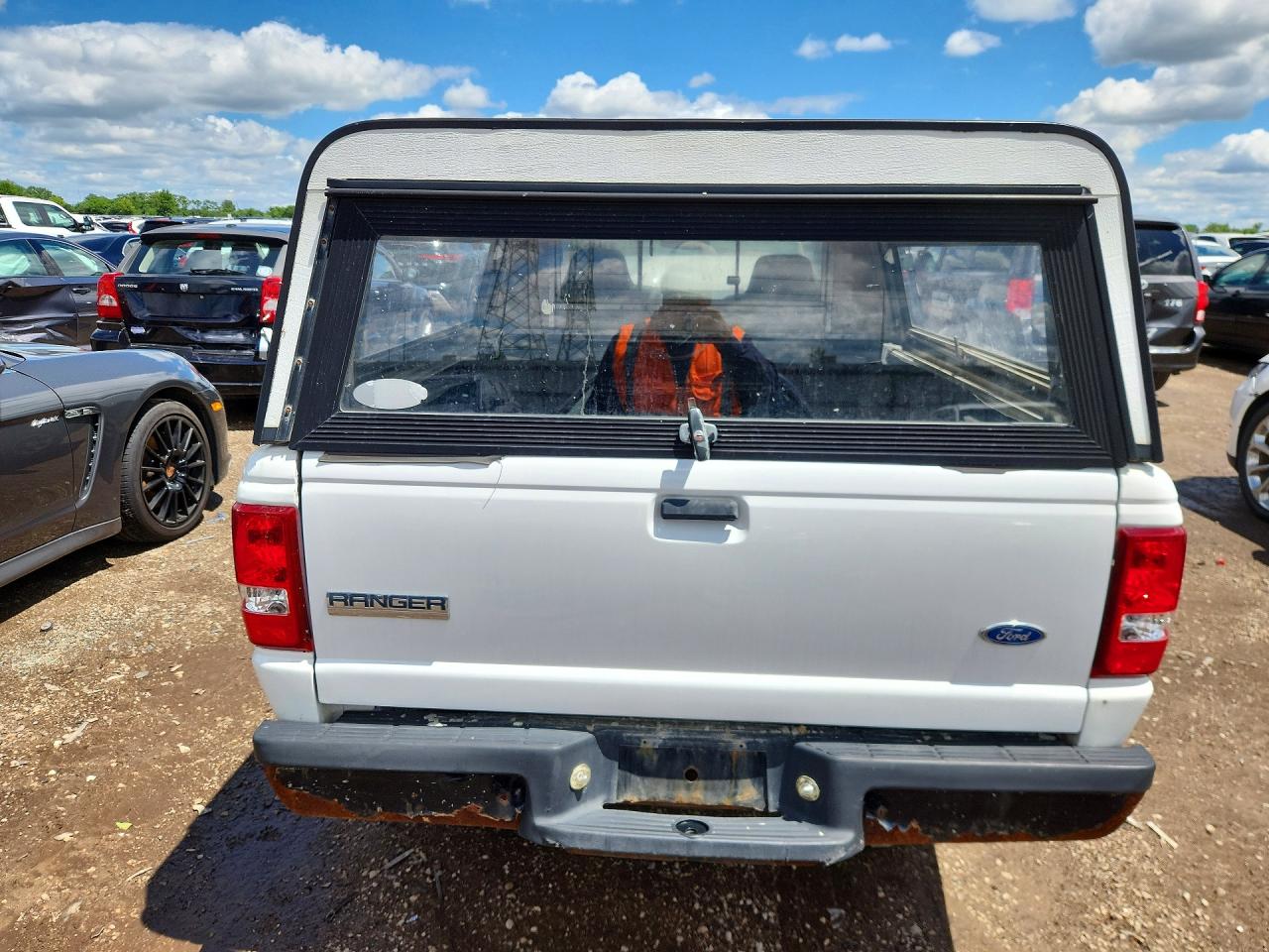 2008 Ford Ranger White vin: 1FTYR10D38PA41730