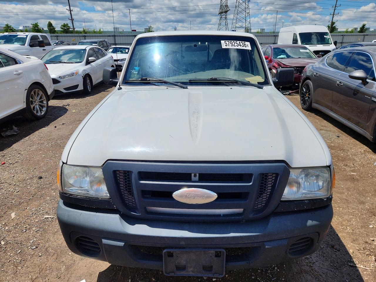 2008 Ford Ranger White vin: 1FTYR10D38PA41730