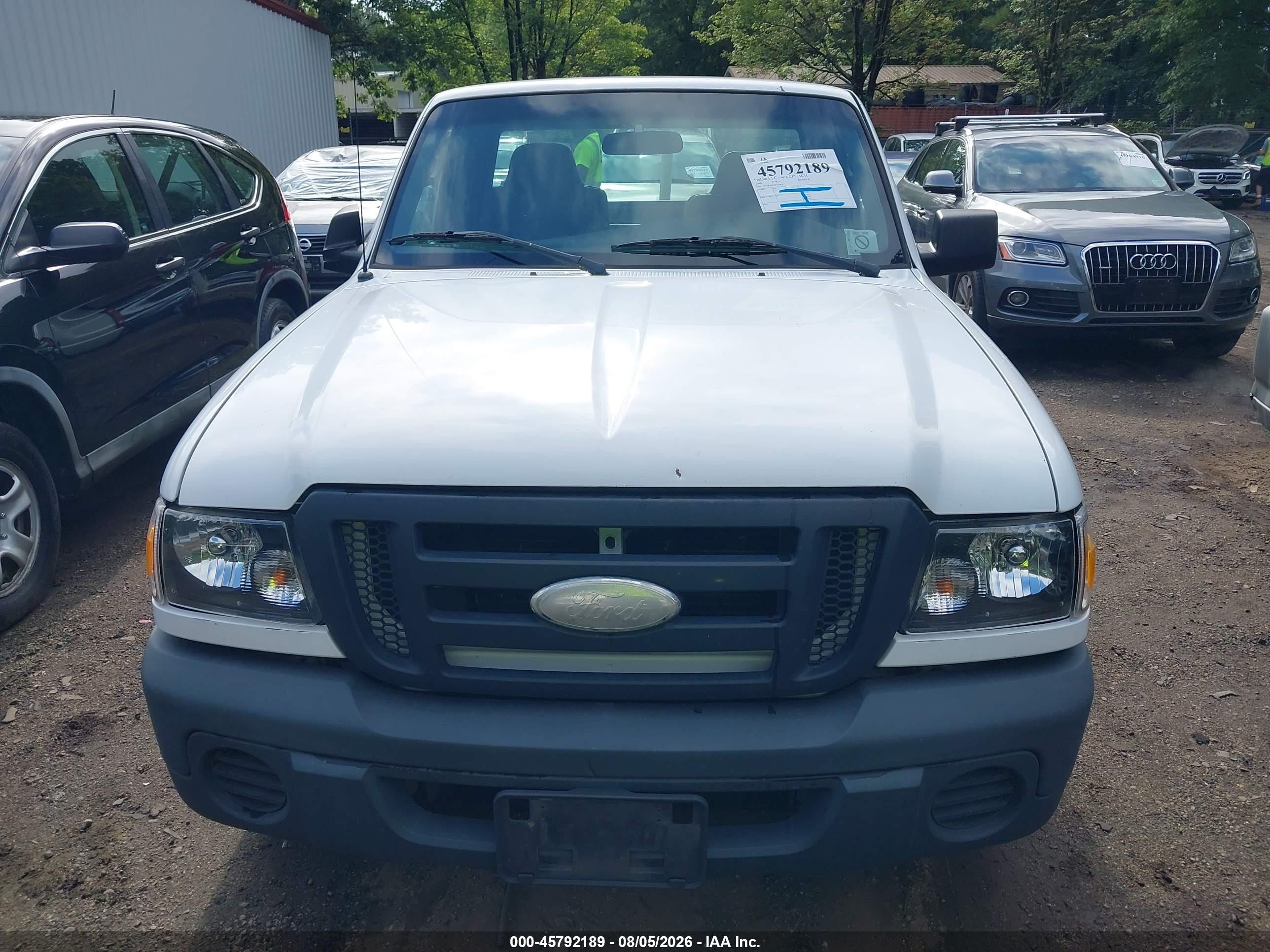 2008 Ford Ranger Xl/xlt White vin: 1FTYR10D38PA65414