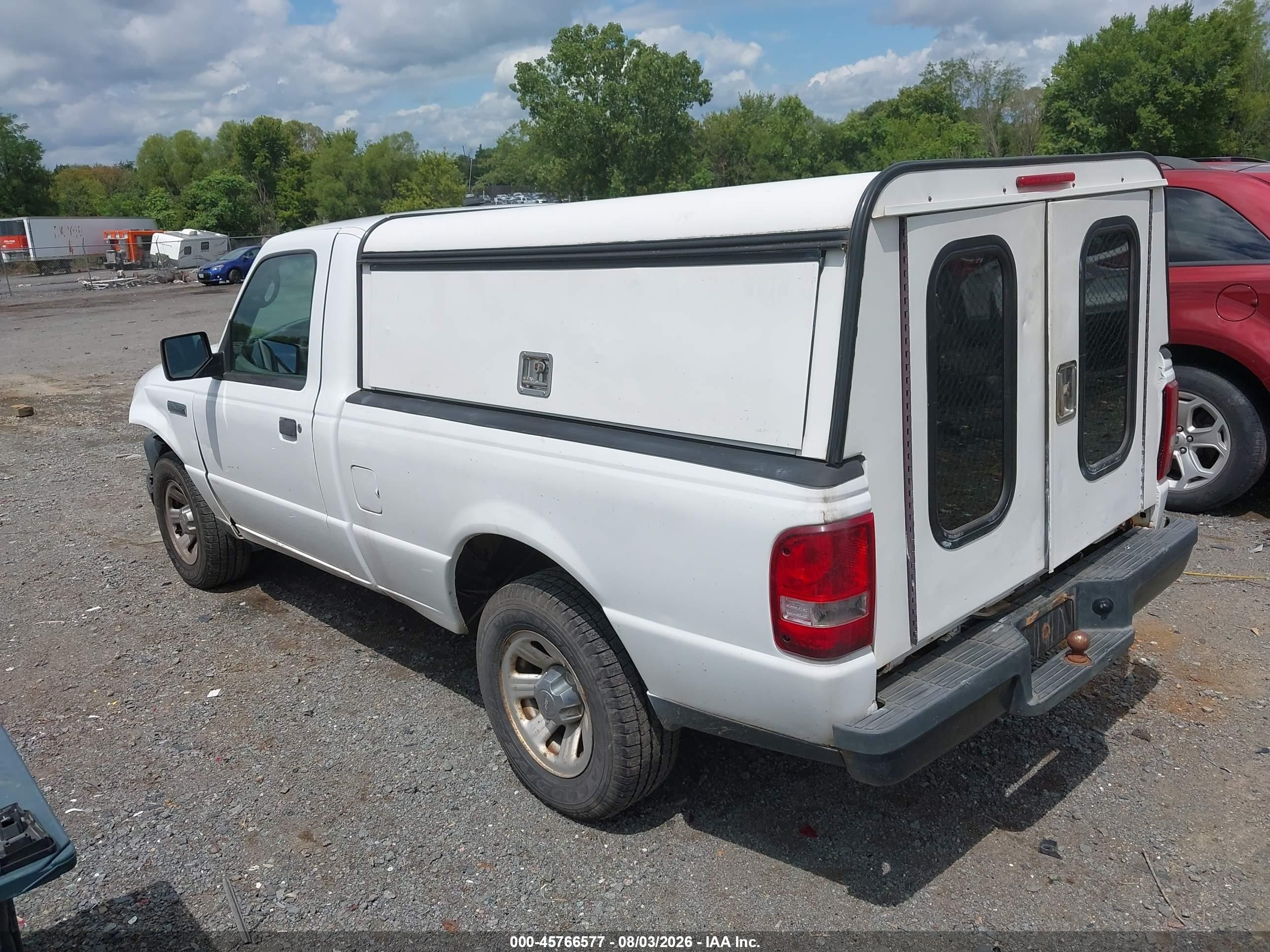 2008 Ford Ranger Xl/xlt White vin: 1FTYR10D38PB04146