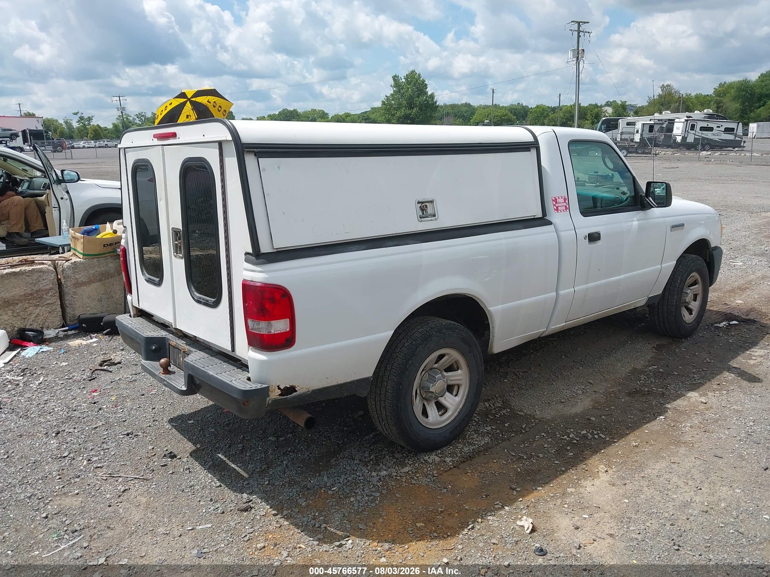 2008 Ford Ranger Xl/xlt White vin: 1FTYR10D38PB04146
