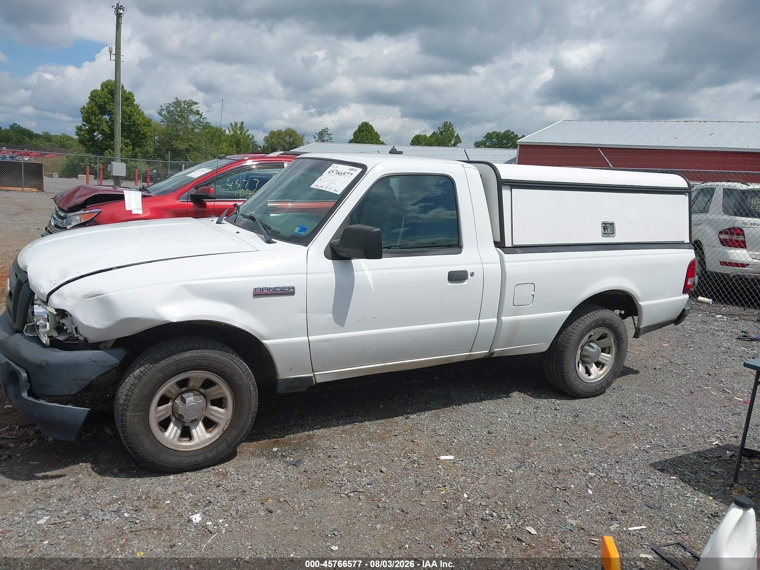 2008 Ford Ranger Xl/xlt White vin: 1FTYR10D38PB04146