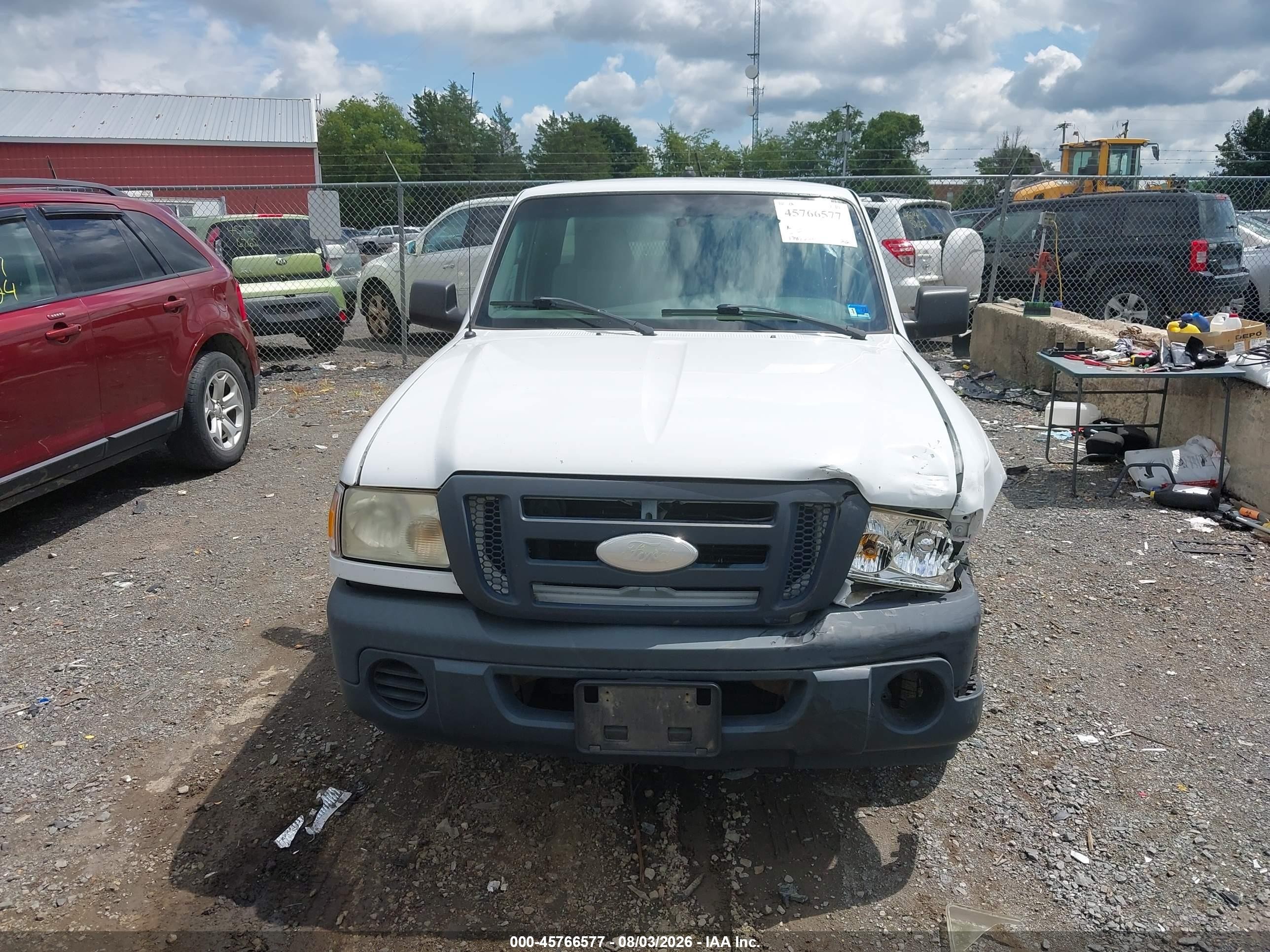 2008 Ford Ranger Xl/xlt White vin: 1FTYR10D38PB04146