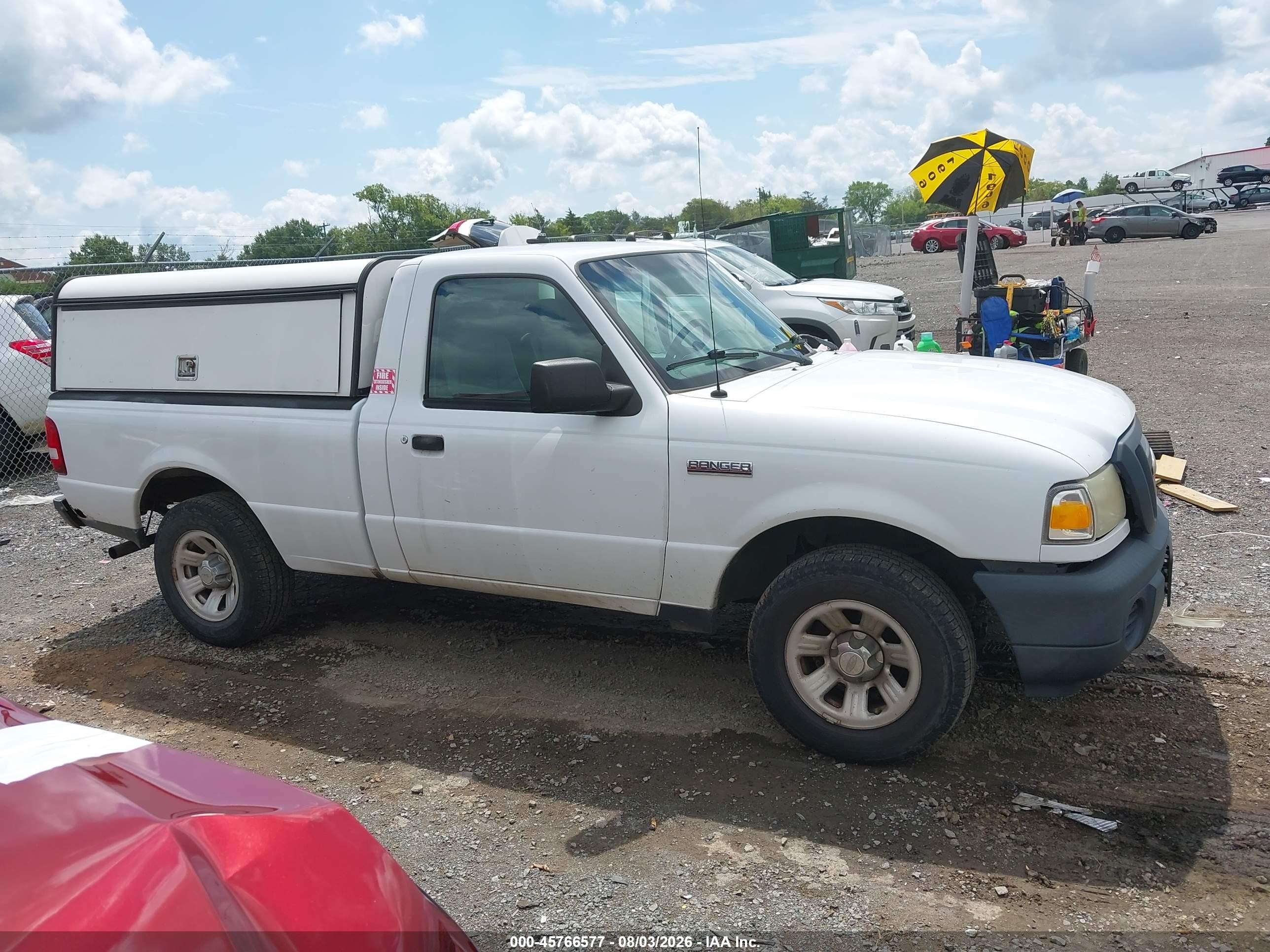 2008 Ford Ranger Xl/xlt White vin: 1FTYR10D38PB04146