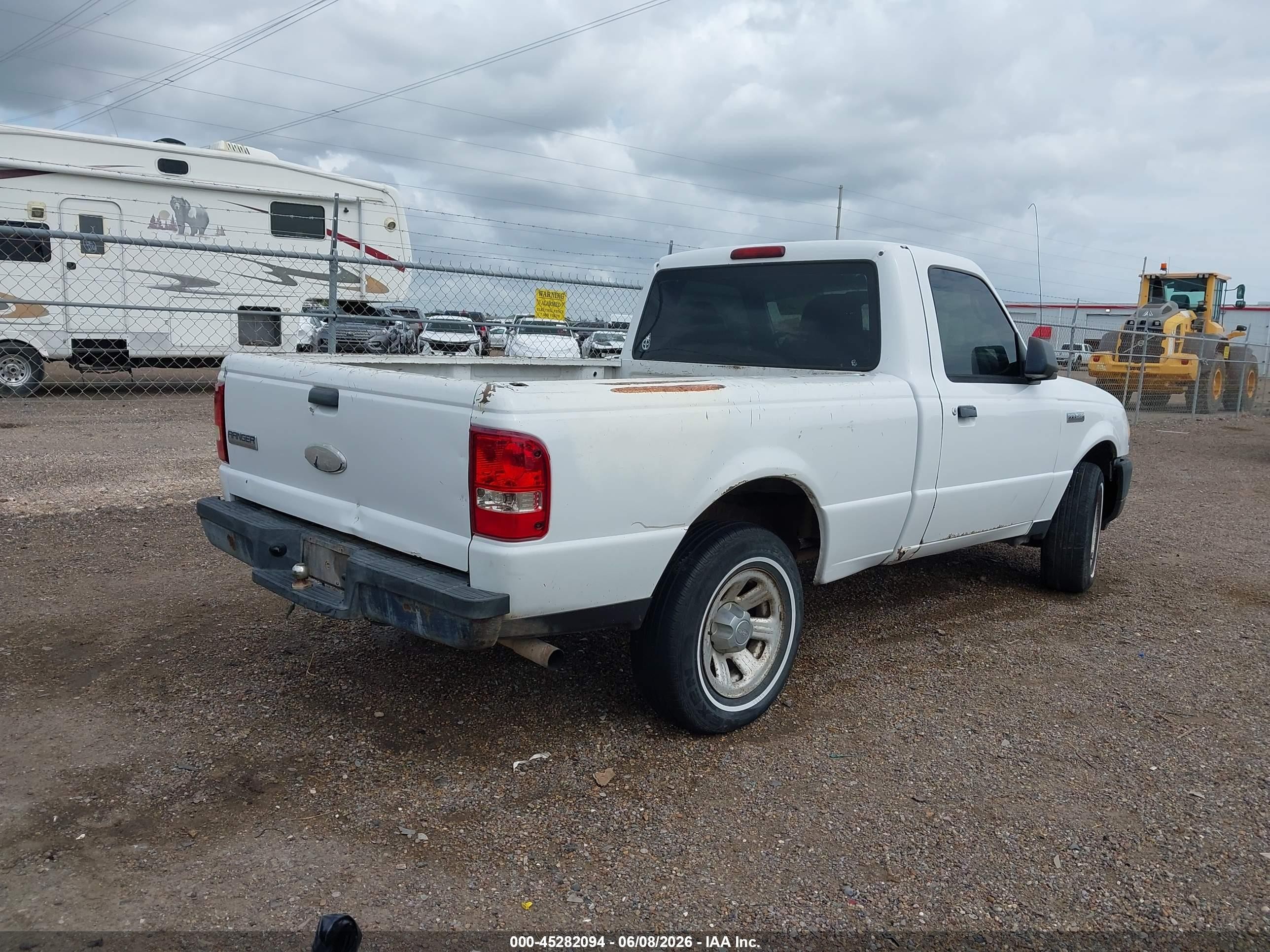 2009 Ford Ranger Sport/xl/xlt White vin: 1FTYR10D39PA01780
