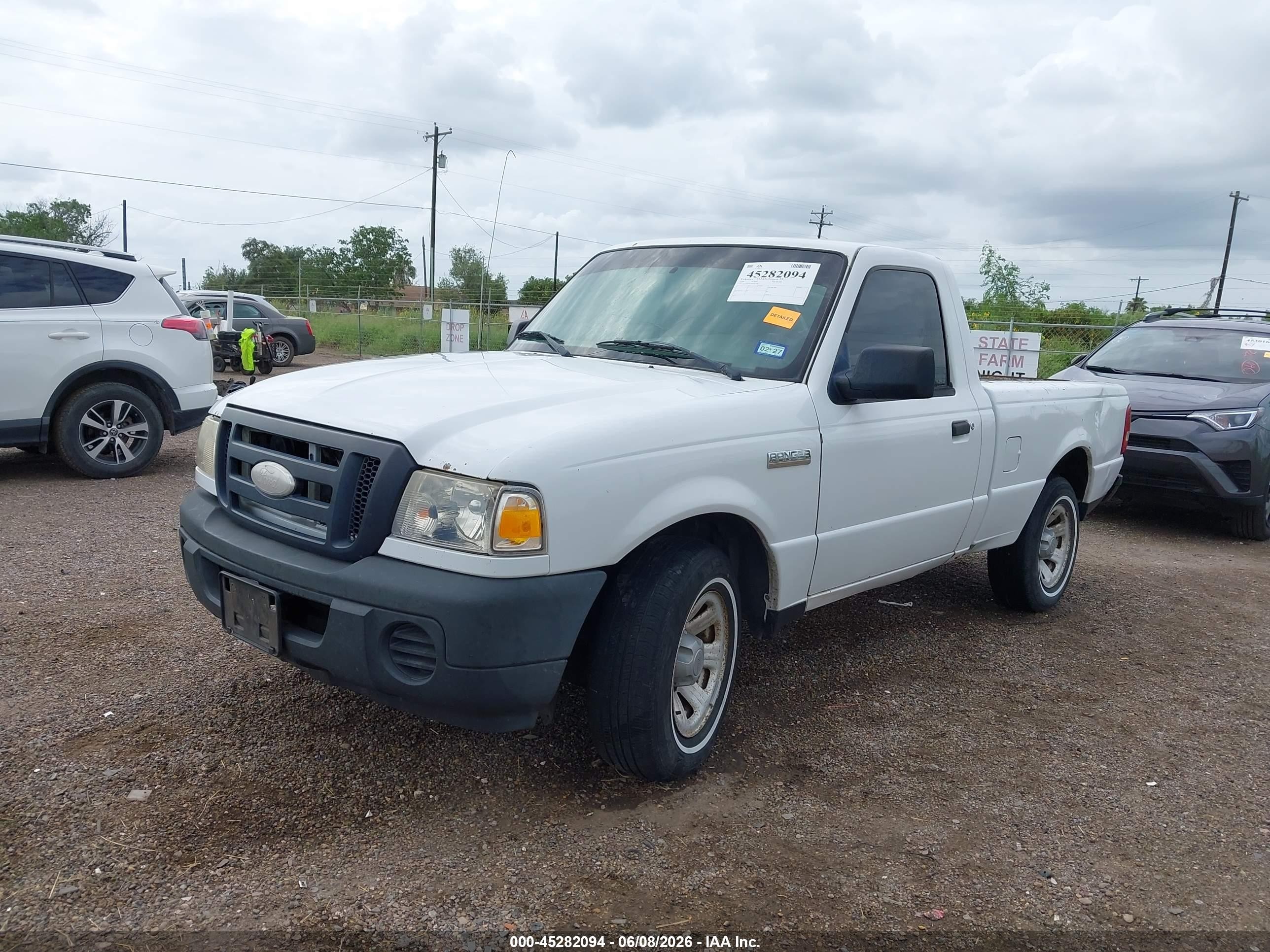 2009 Ford Ranger Sport/xl/xlt White vin: 1FTYR10D39PA01780