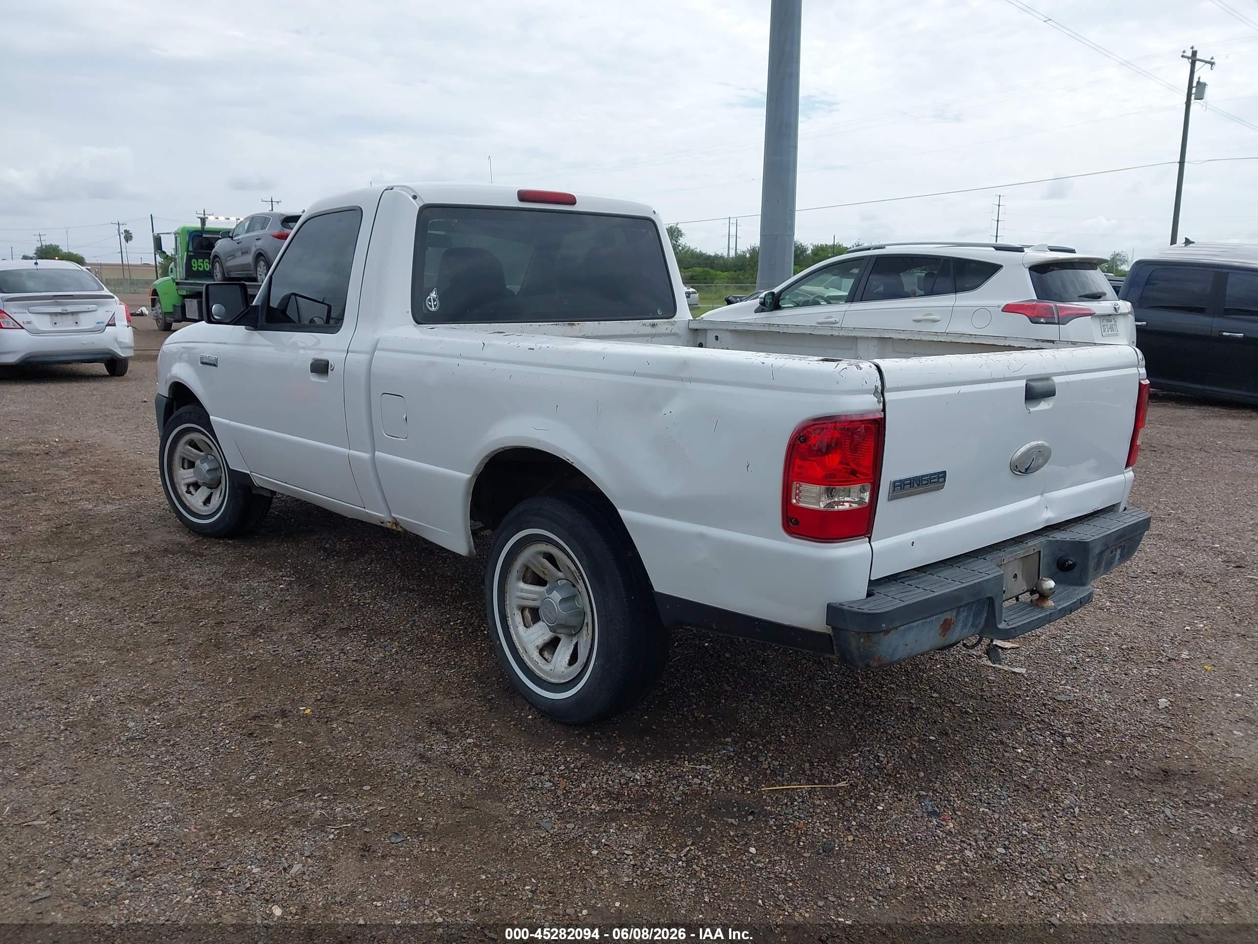 2009 Ford Ranger Sport/xl/xlt White vin: 1FTYR10D39PA01780