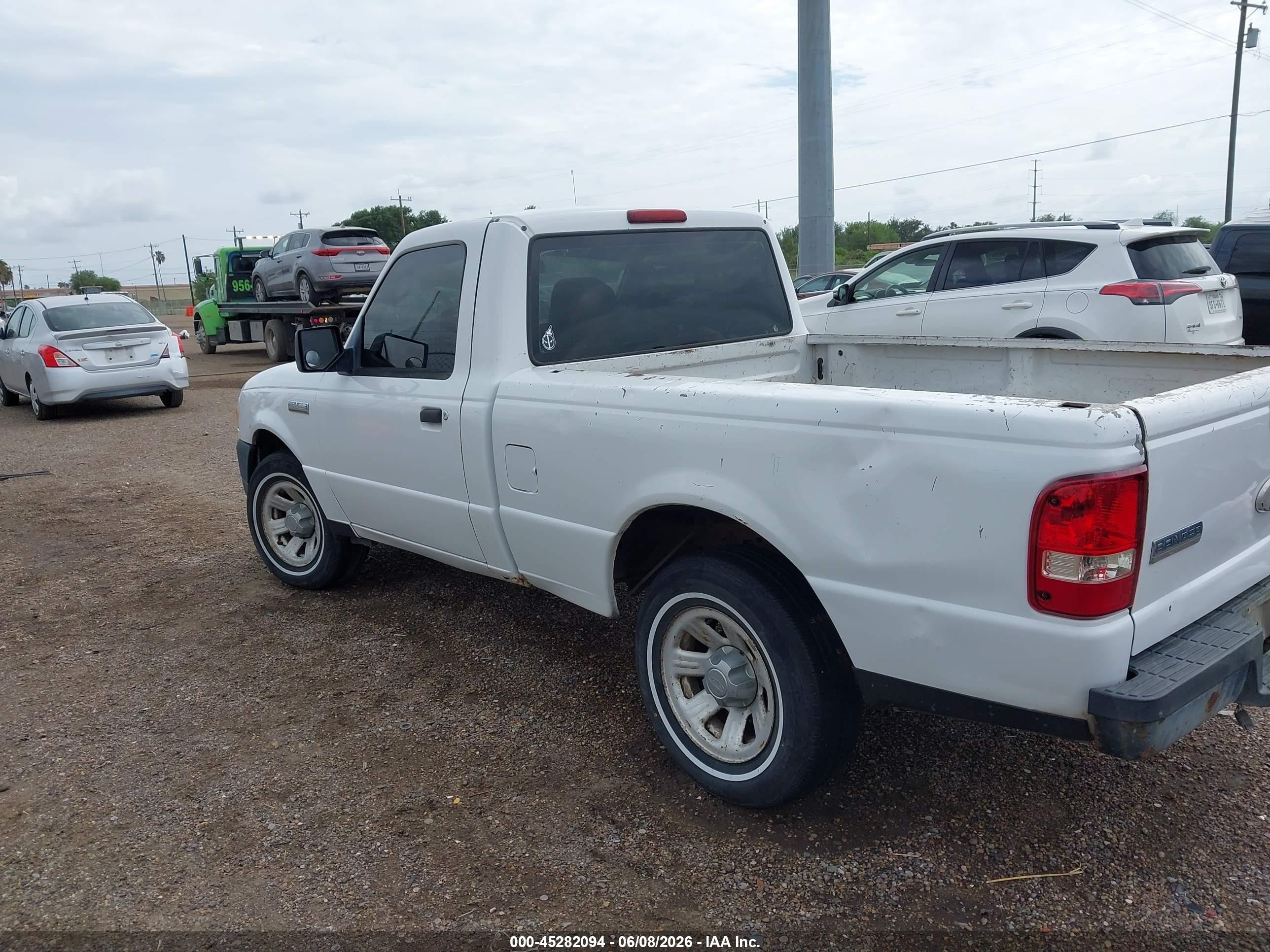 2009 Ford Ranger Sport/xl/xlt White vin: 1FTYR10D39PA01780
